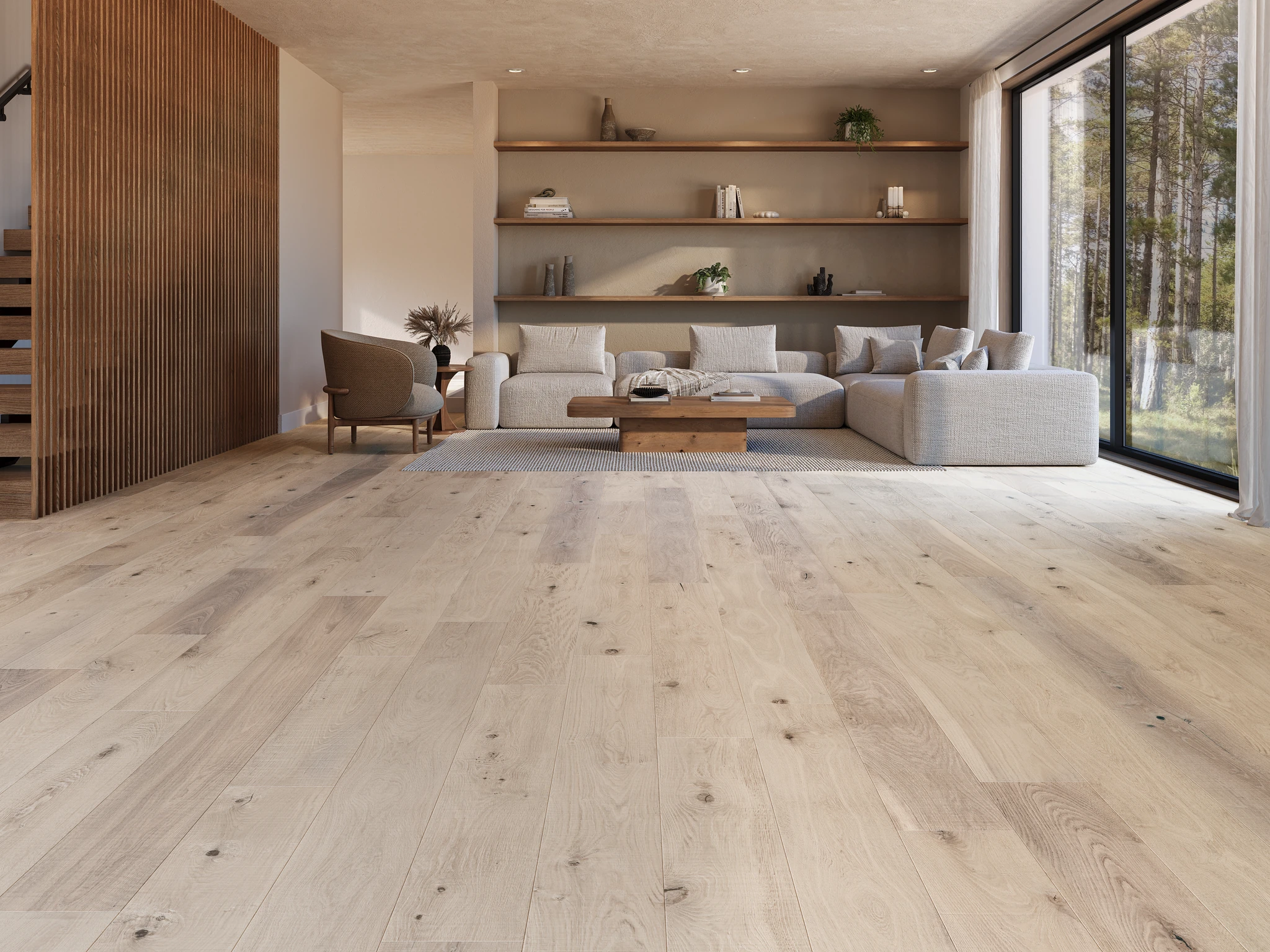 Renaissance European Oak - Cellini 8.625" Wood Floor Indoor Flooring visualization by Denali Hardwood Floors