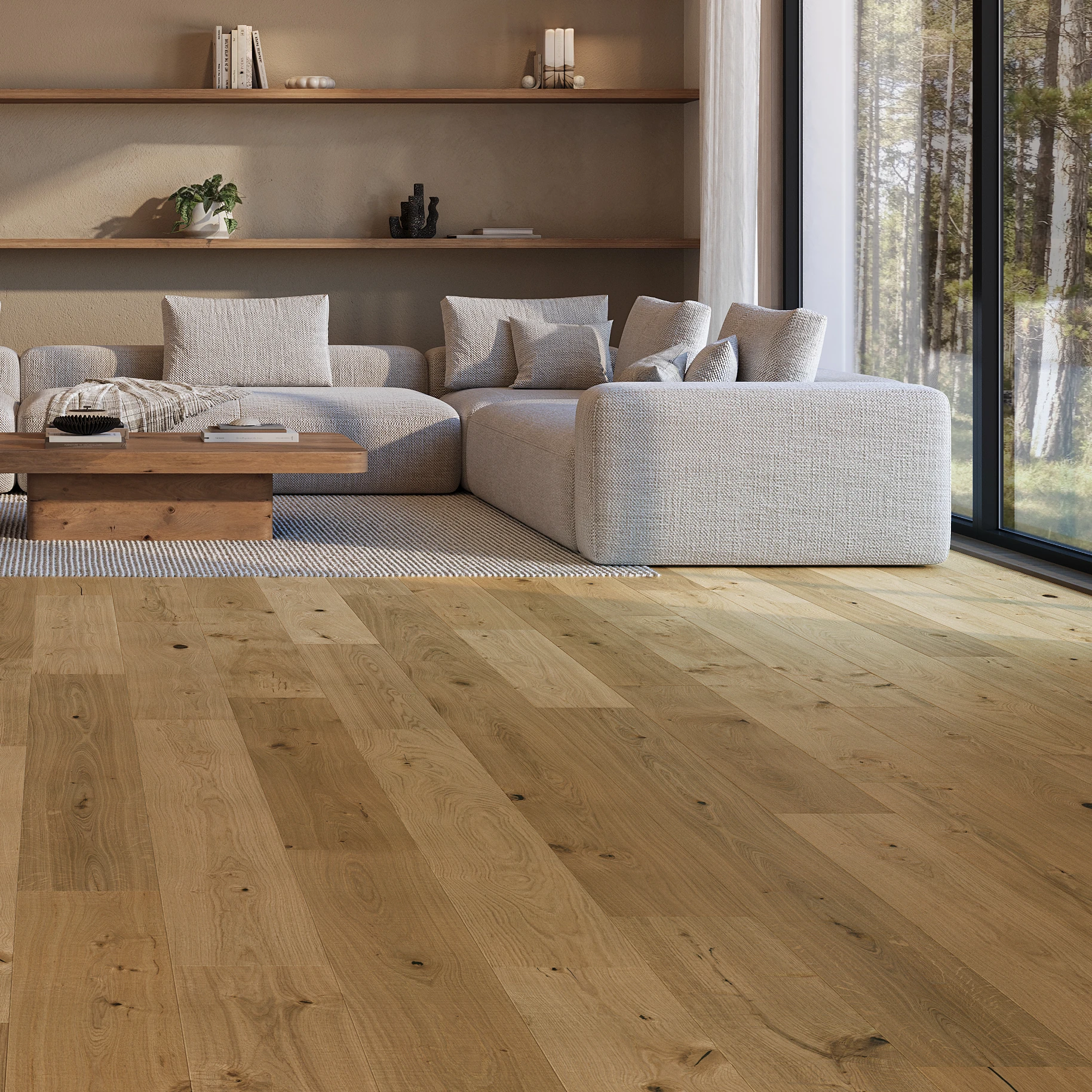 Visualisation de Renaissance European Oak - Masaccio 8.625" Couvre-plancher intérieur par Denali Hardwood Floors