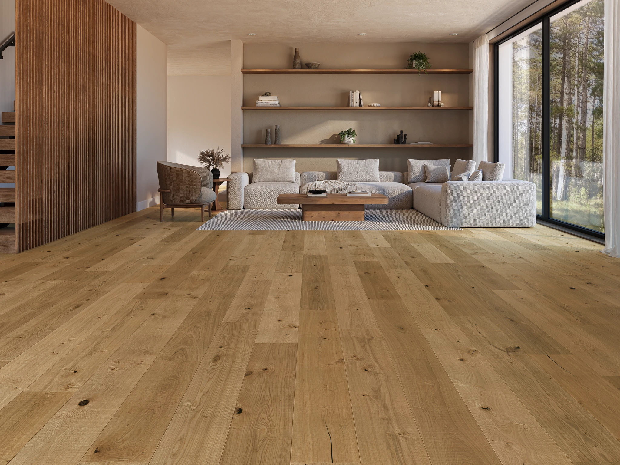 Renaissance European Oak - Masaccio 8.625" Wood Floor Indoor Flooring visualization by Denali Hardwood Floors