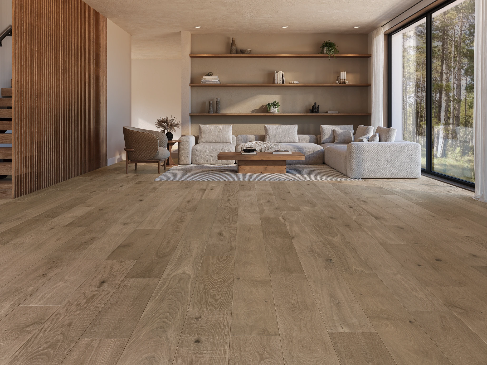 Renaissance European Oak - Raphael 8.625" Wood Floor Indoor Flooring visualization by Denali Hardwood Floors