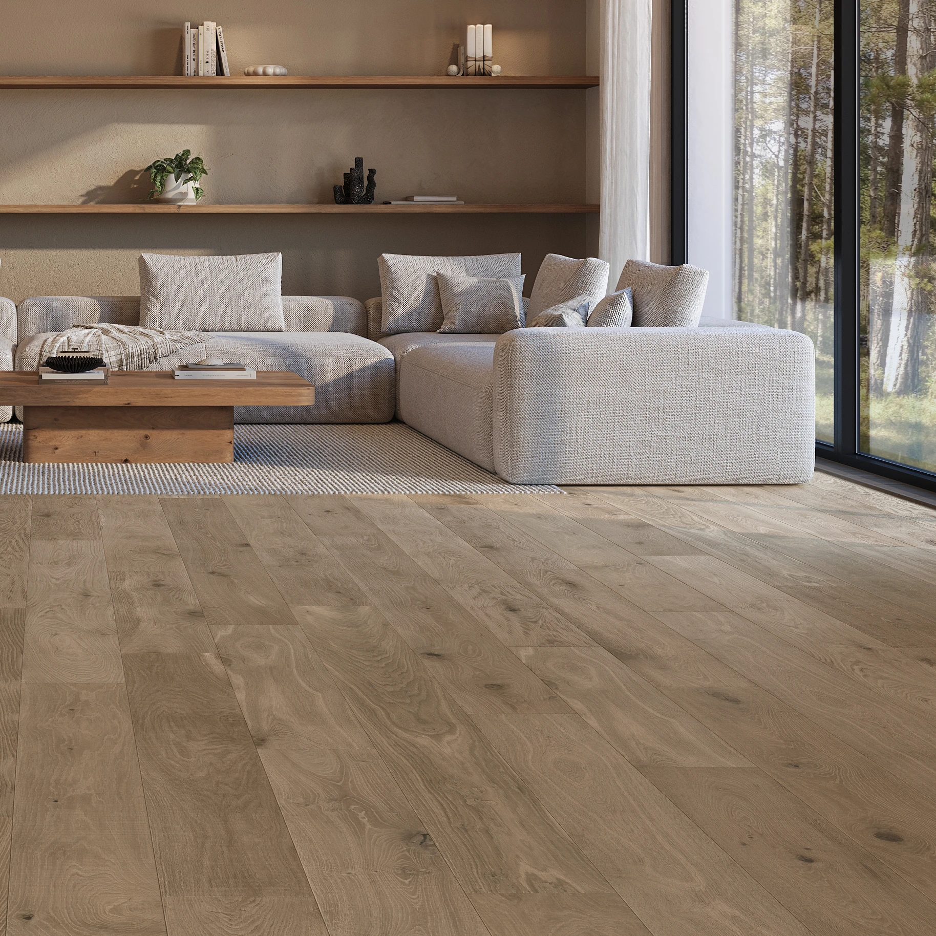 Renaissance European Oak - Raphael 8.625" Wood Floor Indoor Flooring visualization by Denali Hardwood Floors