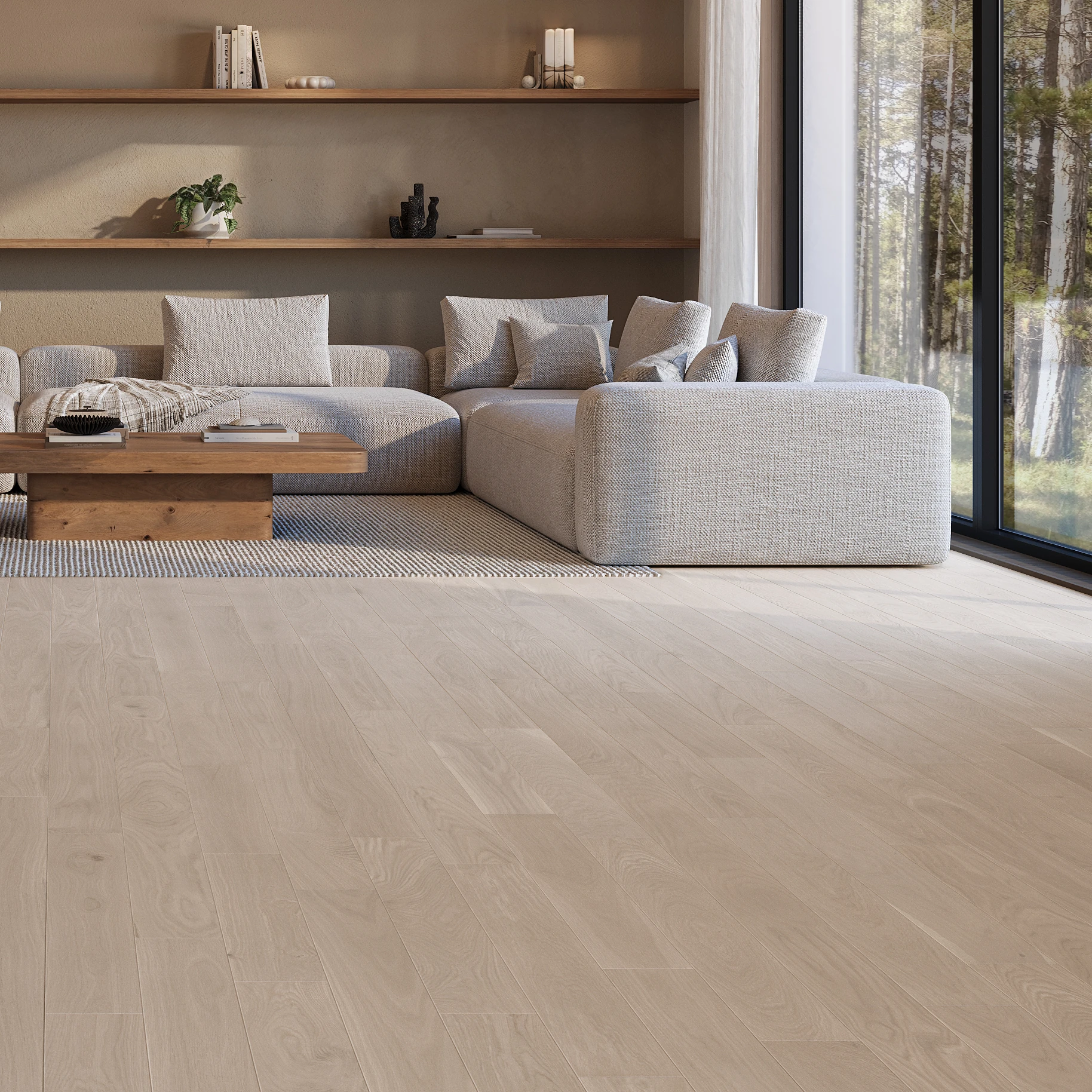 Visualisation de The Five European Oak - Veil 5" Couvre-plancher intérieur par Denali Hardwood Floors