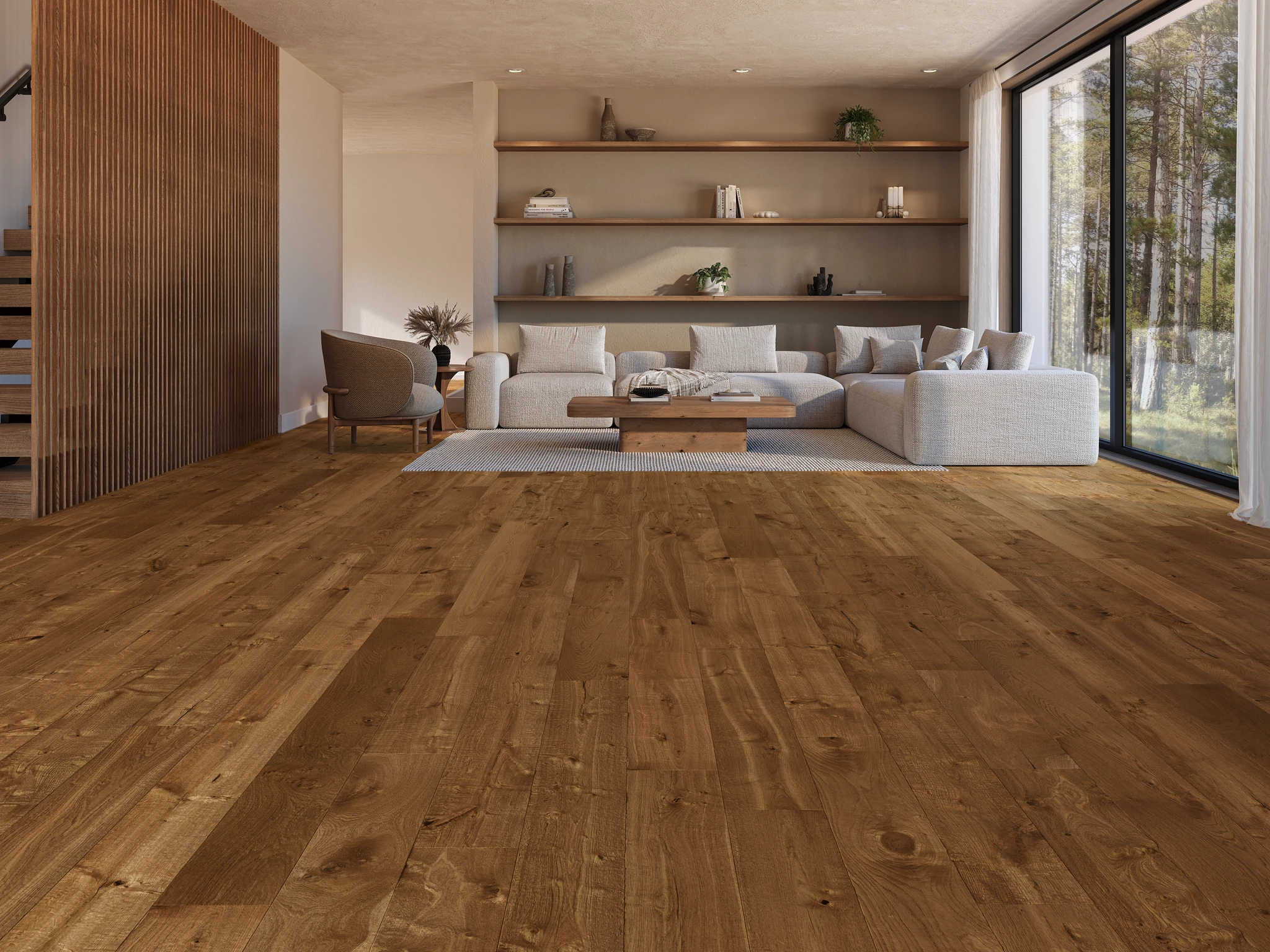 The Keys European Oak - Key Largo 7.5" Wood Floor Indoor Flooring visualization by Denali Hardwood Floors