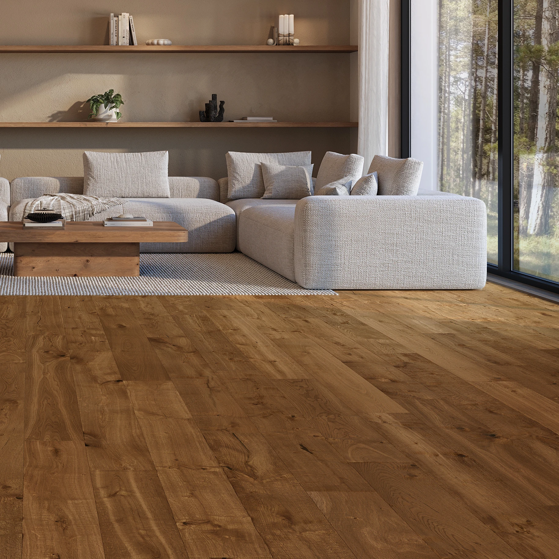 The Keys European Oak - Key Largo 7.5" Wood Floor Indoor Flooring visualization by Denali Hardwood Floors