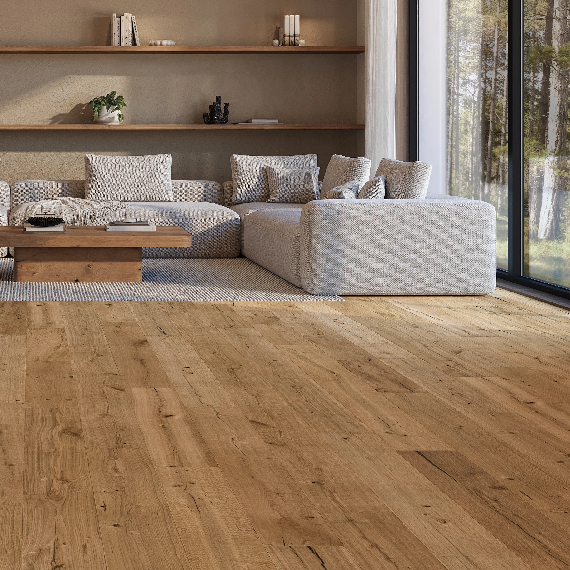 Visualisation de The Keys European Oak - Summerland Key 7.5" Couvre-plancher intérieur par Denali Hardwood Floors