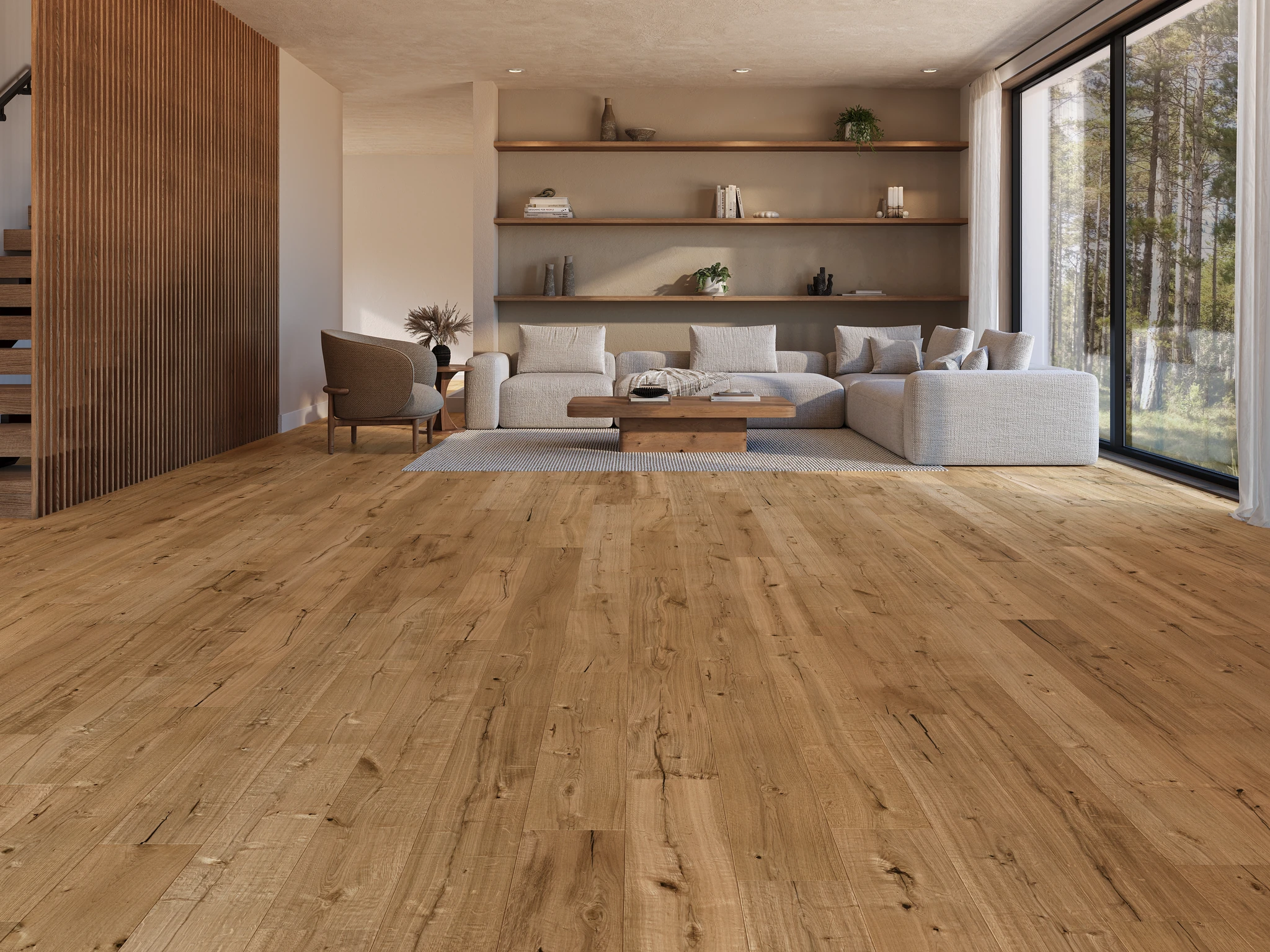 The Keys European Oak - Summerland Key 7.5" Wood Floor Indoor Flooring visualization by Denali Hardwood Floors