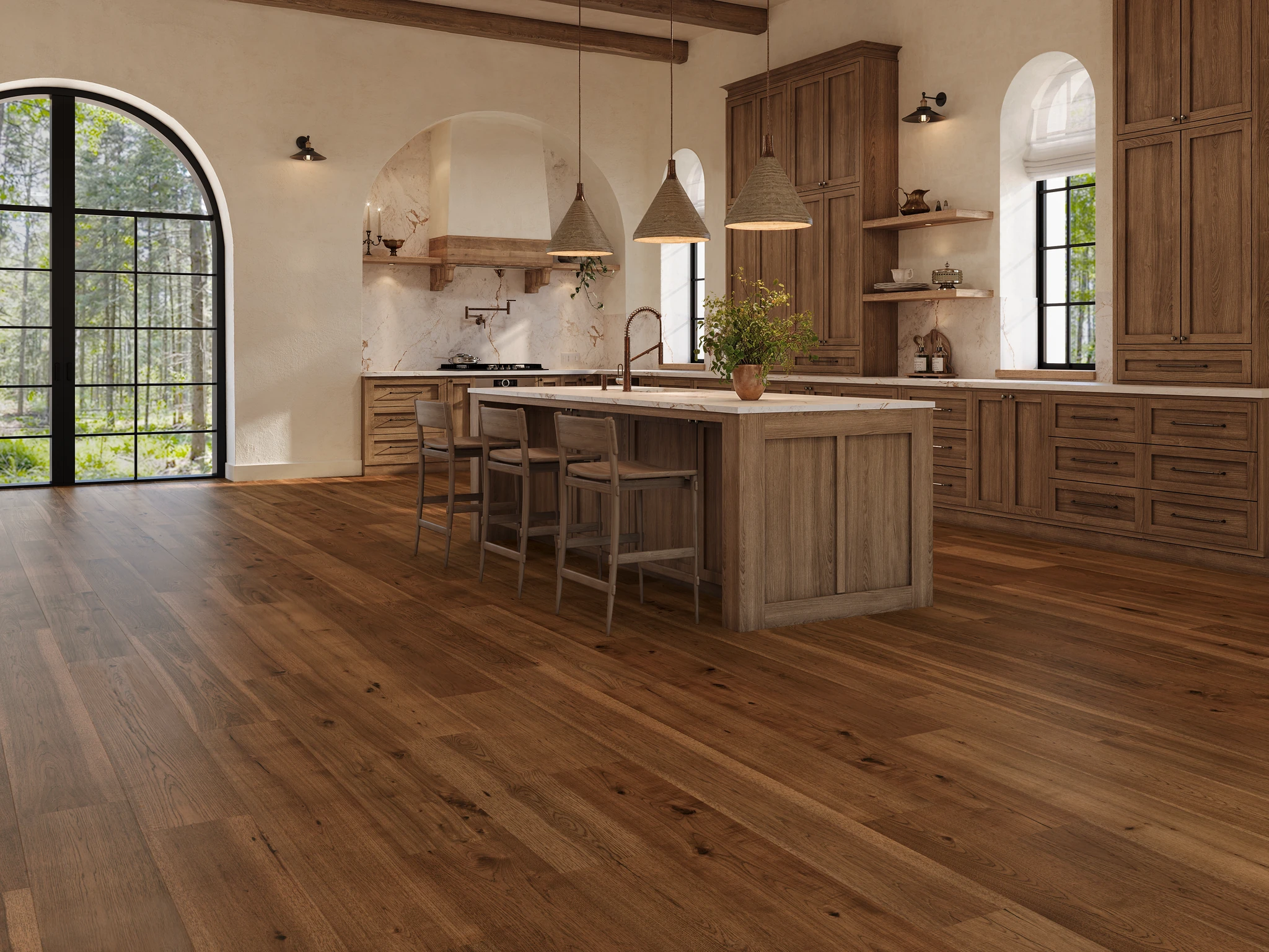 Cherokee Hickory - Roanoke 9.5" Wood Floor Indoor Flooring visualization by Denali Hardwood Floors