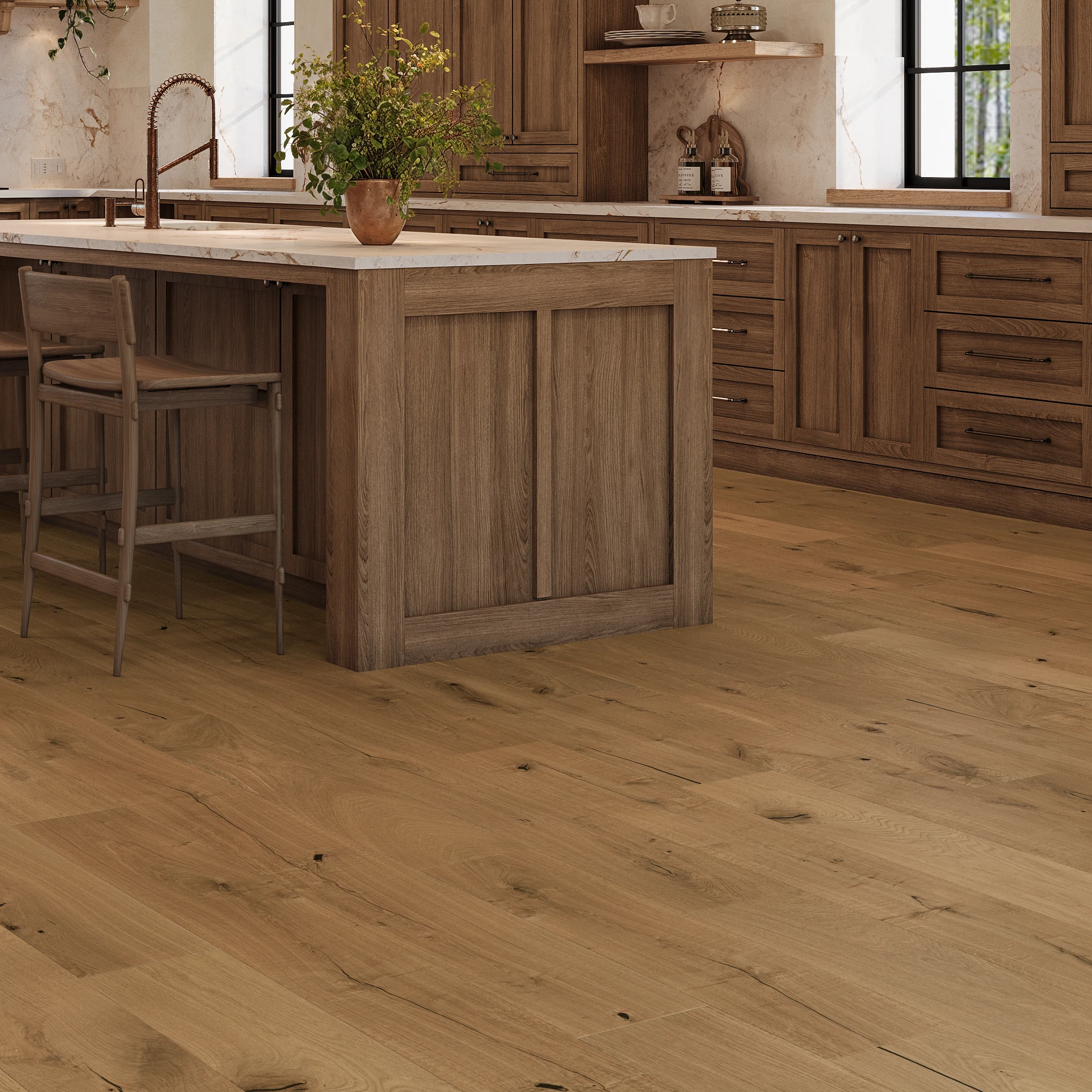 Mason European Oak - Trestle 8.625" Wood Floor Indoor Flooring visualization by Denali Hardwood Floors