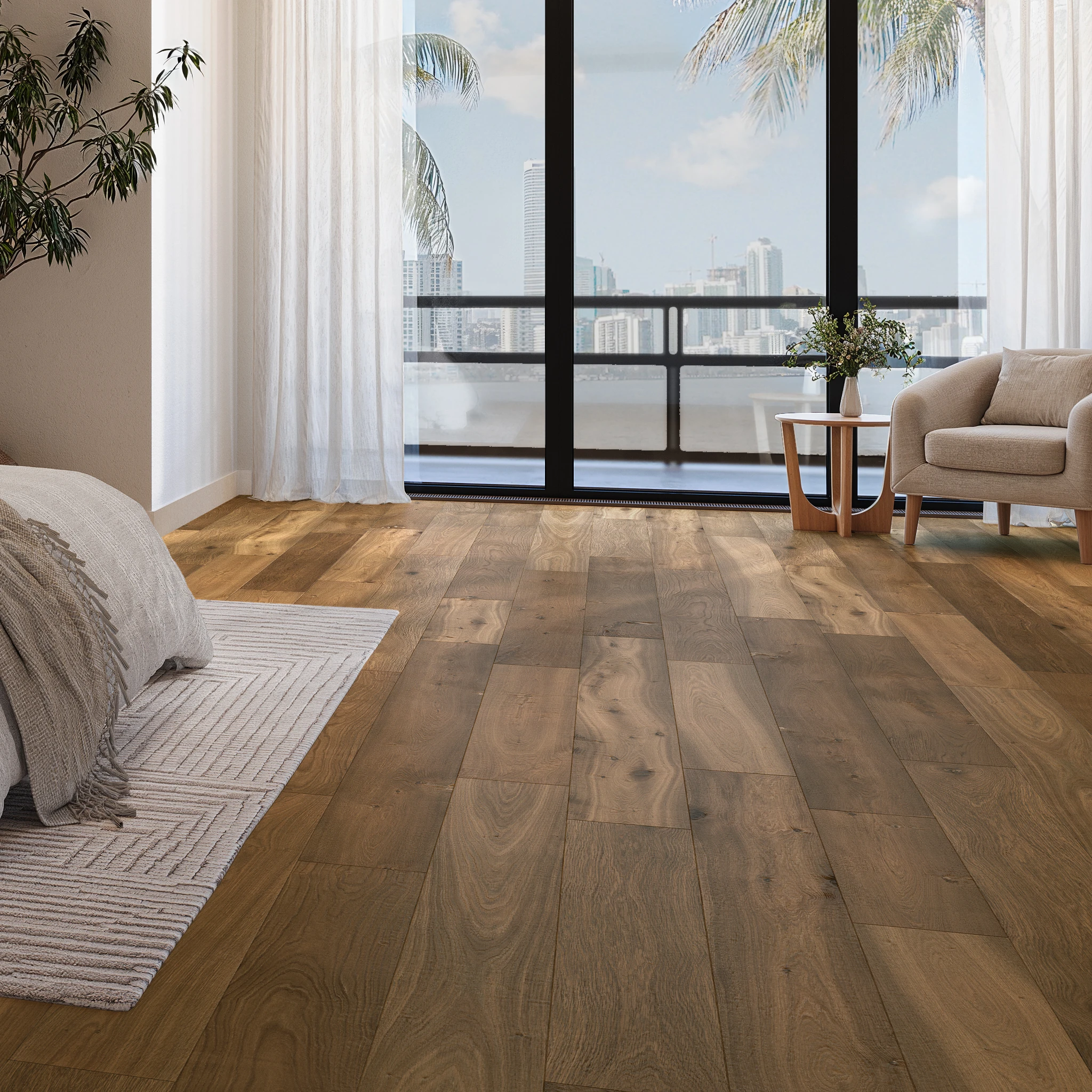 Apogee European Oak - Fengari 8.63" Wood Floor Indoor Flooring visualization by Denali Hardwood Floors