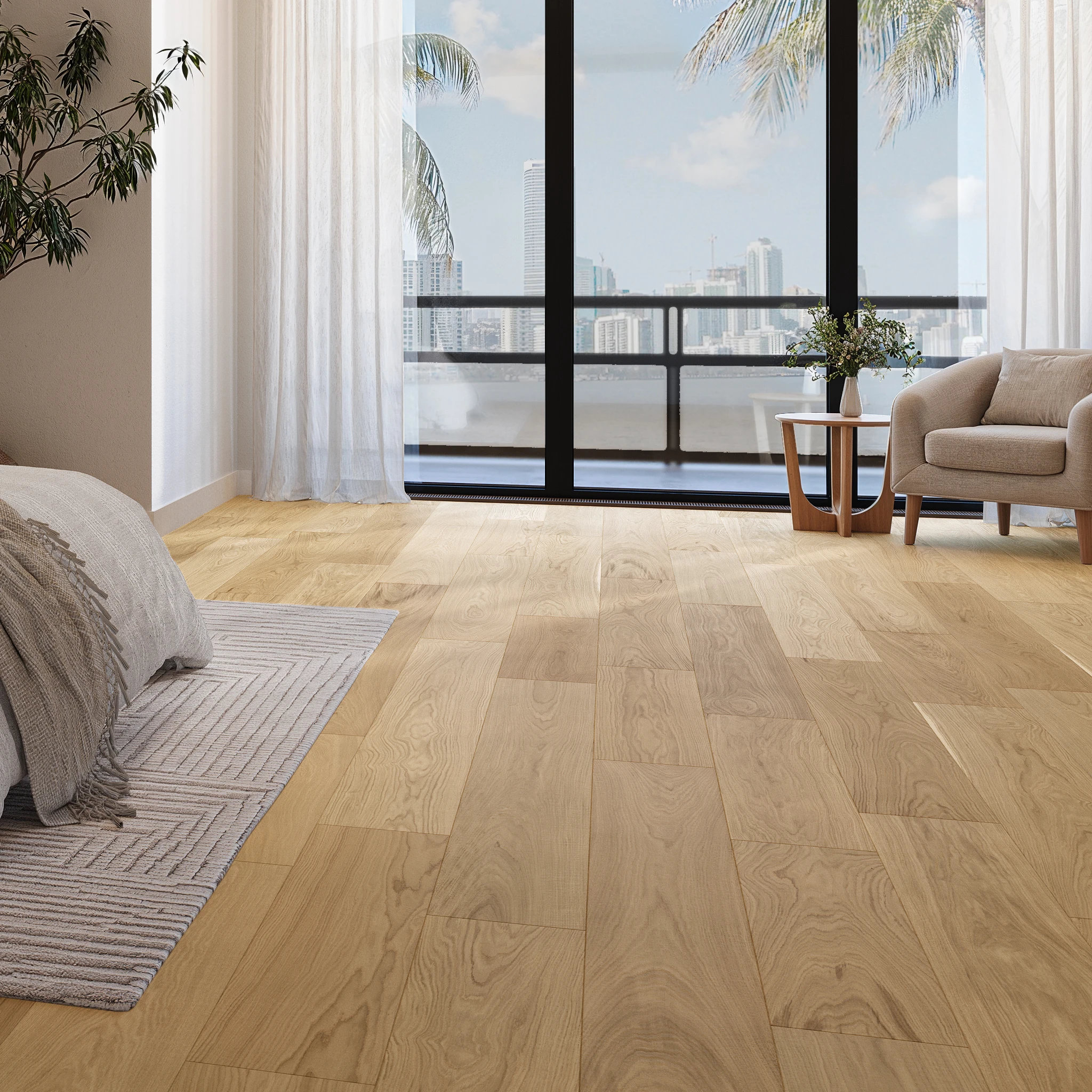 Apogee European Oak - Ossa 9.5" Wood Floor Indoor Flooring visualization by Denali Hardwood Floors