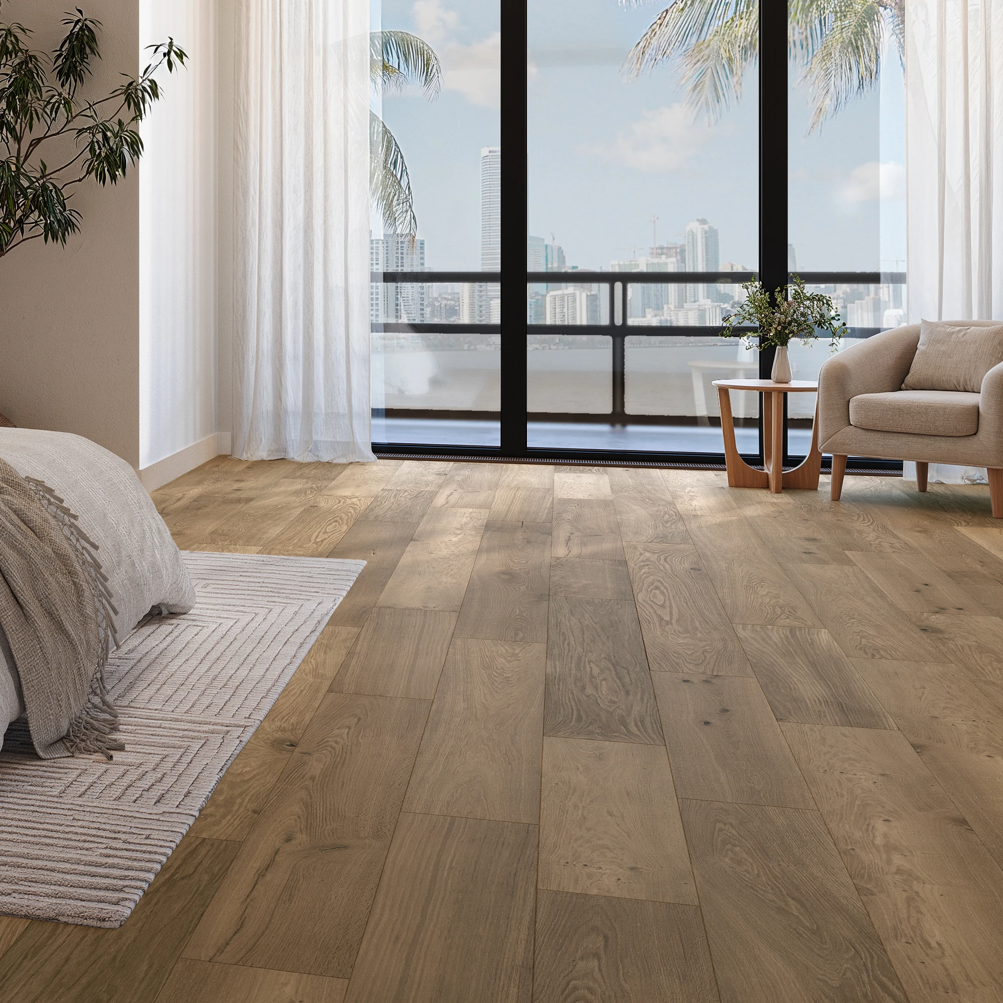 Visualisation de Apogee European Oak - Pelister 9.5" Couvre-plancher intérieur par Denali Hardwood Floors