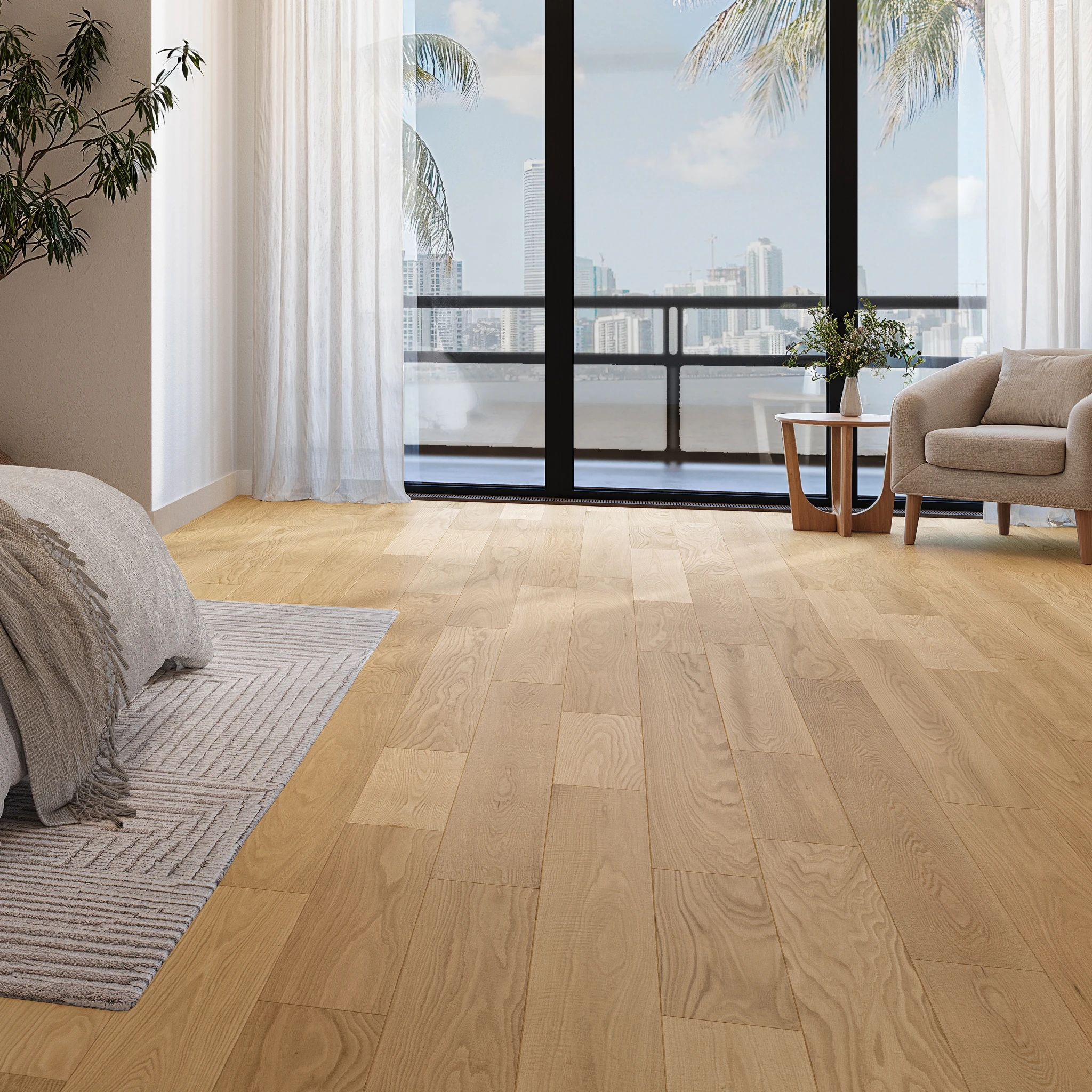 Visualisation de Designer Red Oak - City Scape 7" Couvre-plancher intérieur par Denali Hardwood Floors