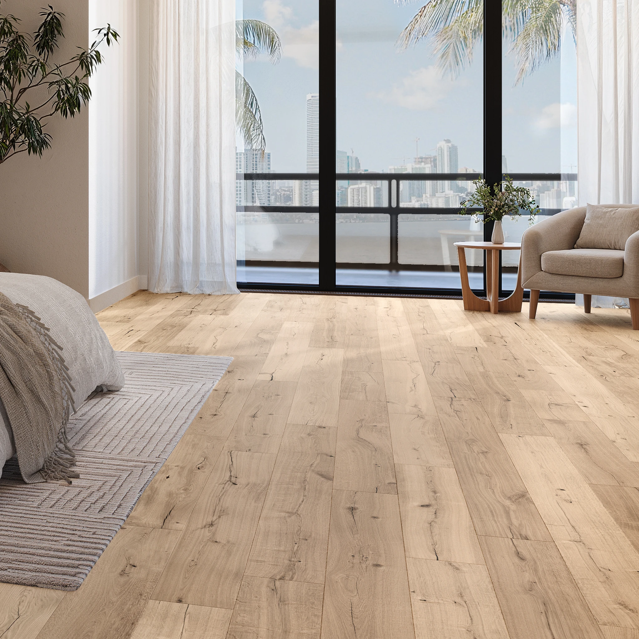 The Keys European Oak - Everglades 7.5" Wood Floor Indoor Flooring visualization by Denali Hardwood Floors