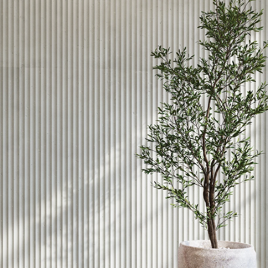 Visualisation de Ash 24x60 Fluted Cladding Revêtement mural par Dekko Concrete