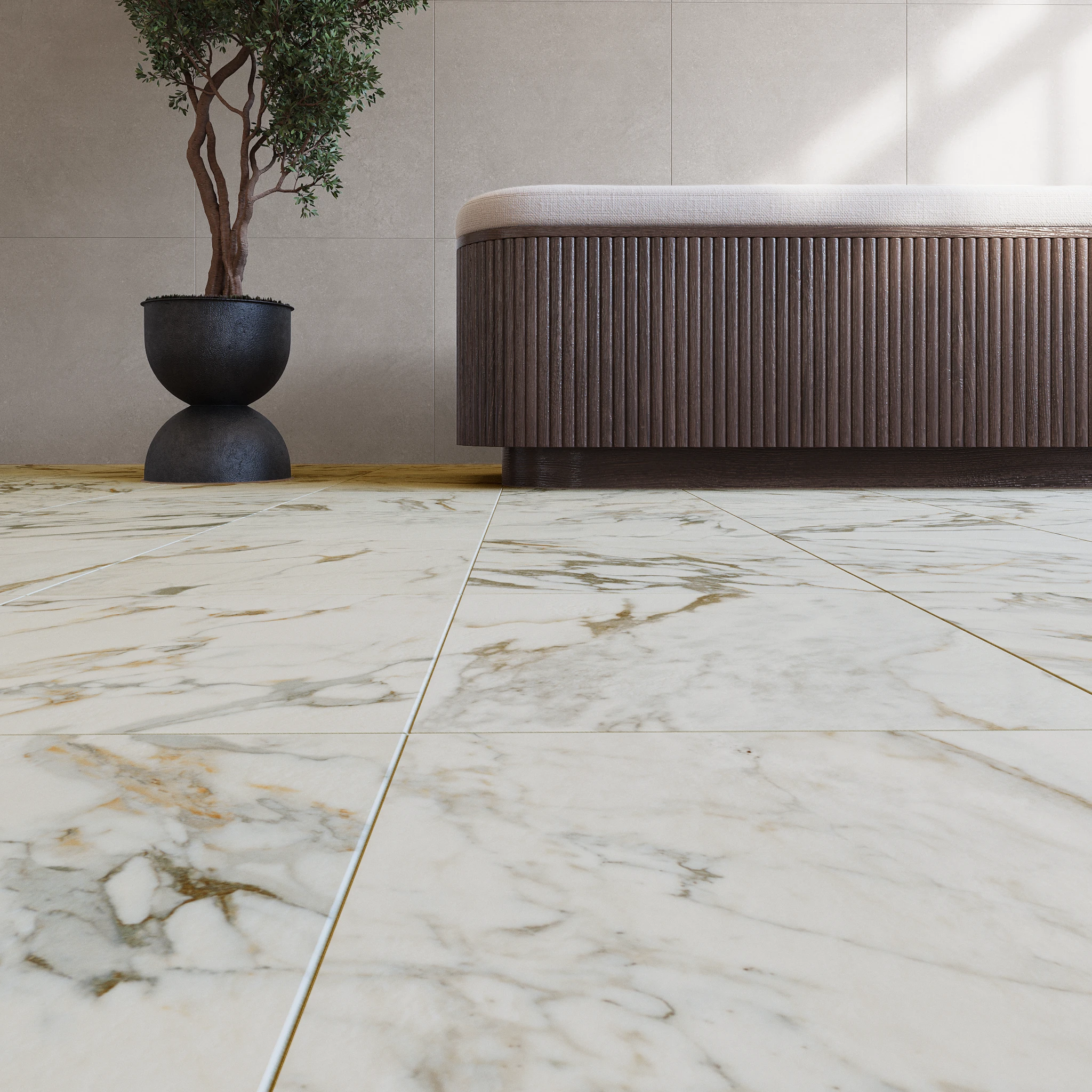 Prestige Arabesque 12x12 Porcelain Tile Indoor Flooring visualization by Ceragres