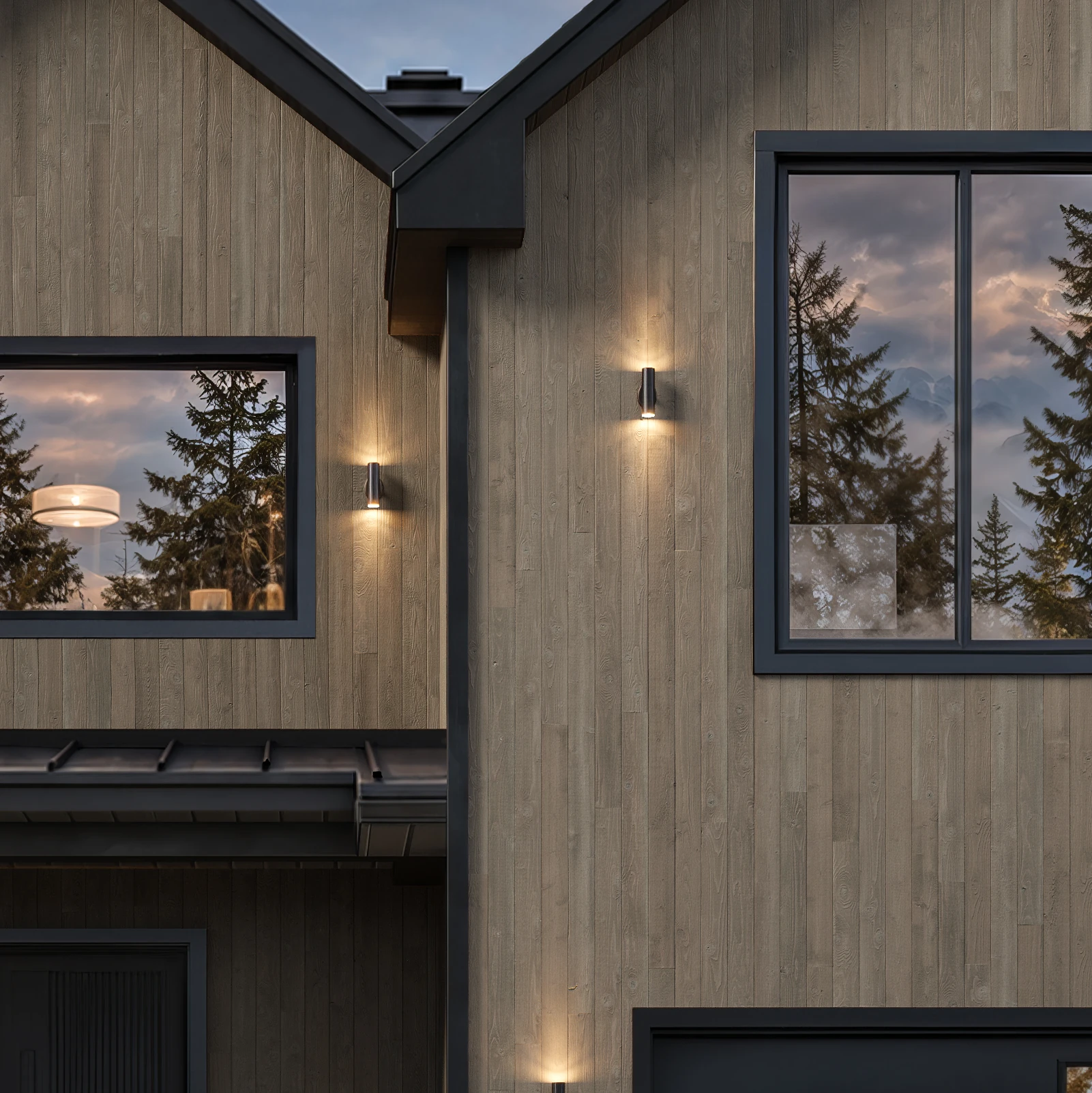 Visualisation de Revenant Ghost Town Plafond et soffite extérieurs par Glacier Millworks