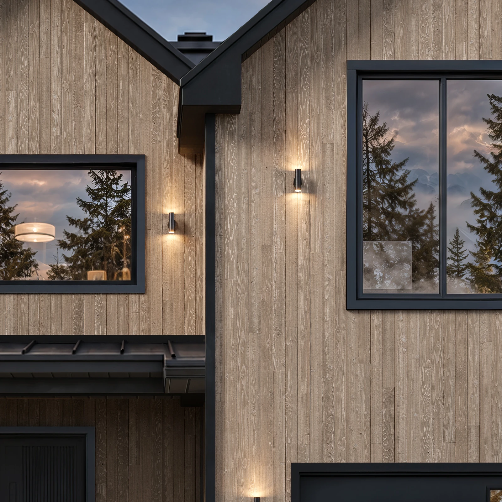 Visualisation de Revenant Prairie Plafond et soffite extérieurs par Glacier Millworks