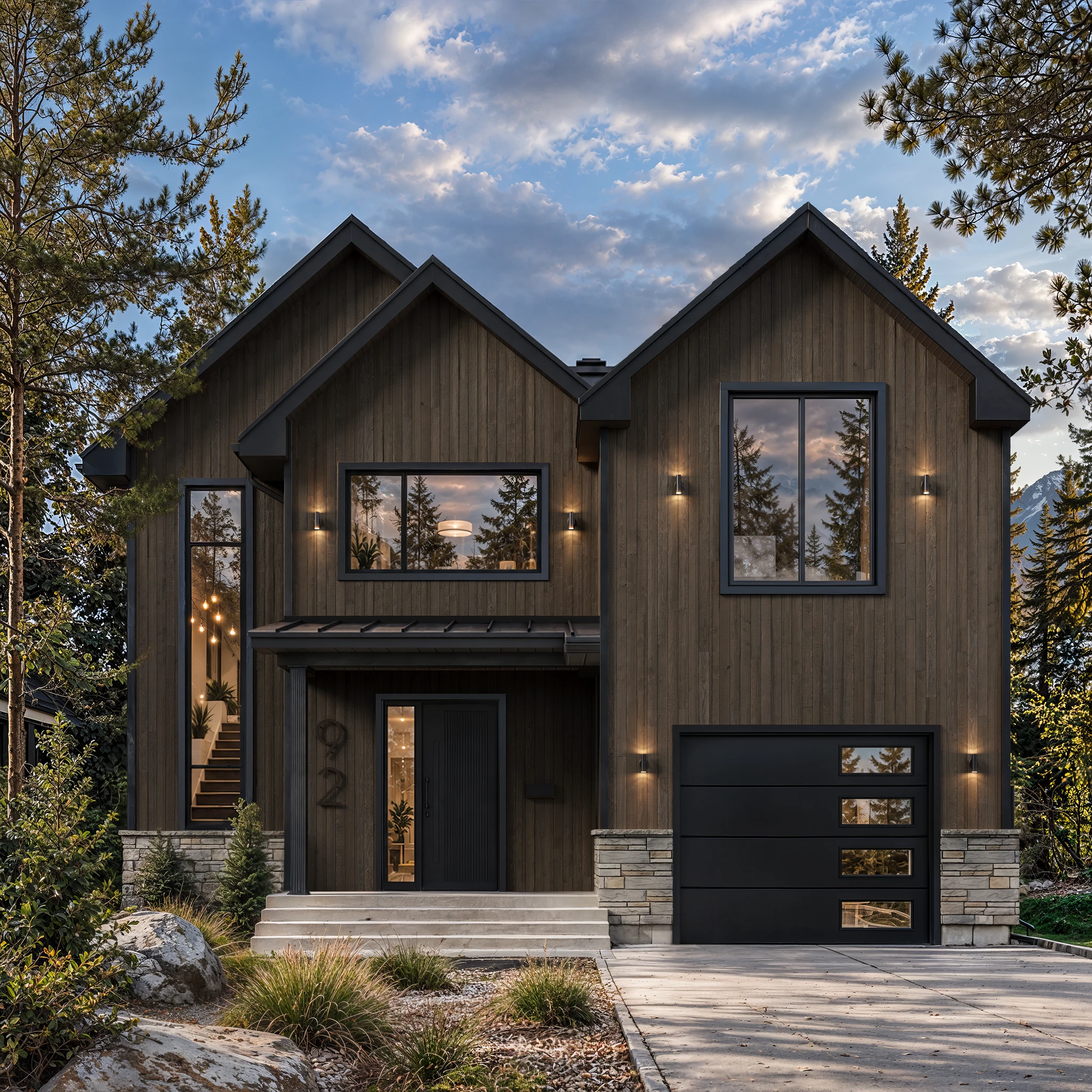 Visualisation de Revenant Stonefly Plafond et soffite extérieurs par Glacier Millworks