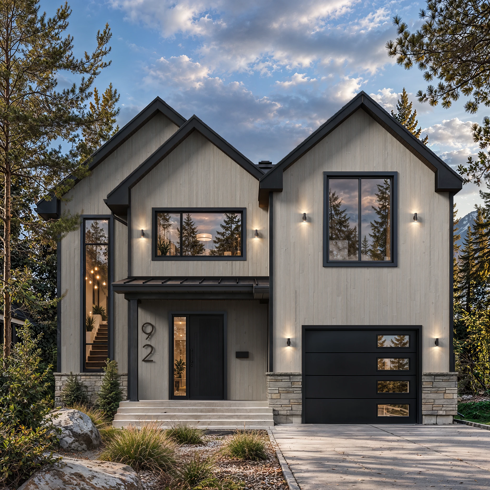Revenant - Wool Coat Wood Siding Exterior Ceiling and Soffit visualization by Glacier Millworks