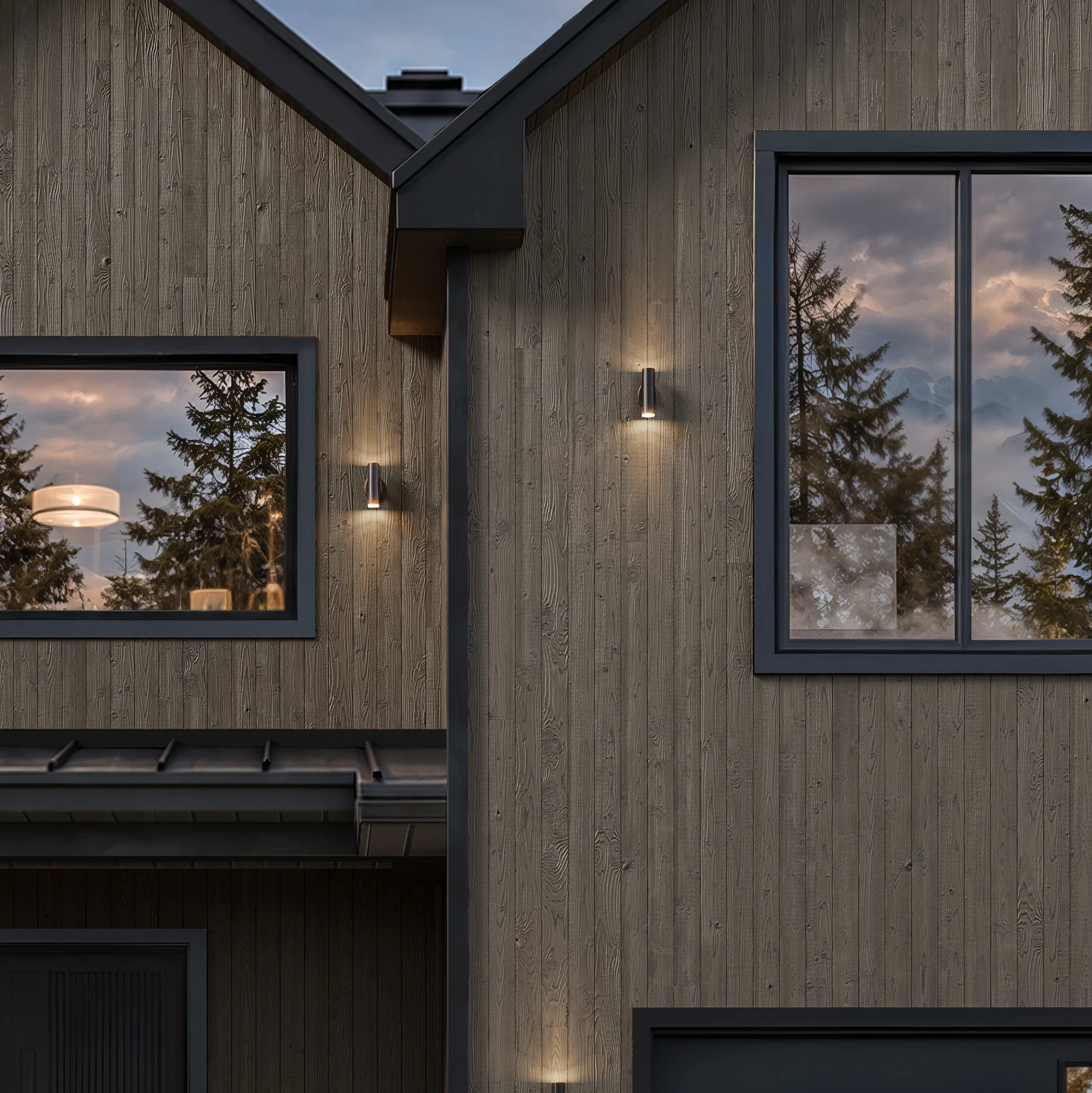 Visualisation de Timber Forge Colonial Homestead Plafond et soffite extérieurs par Glacier Millworks