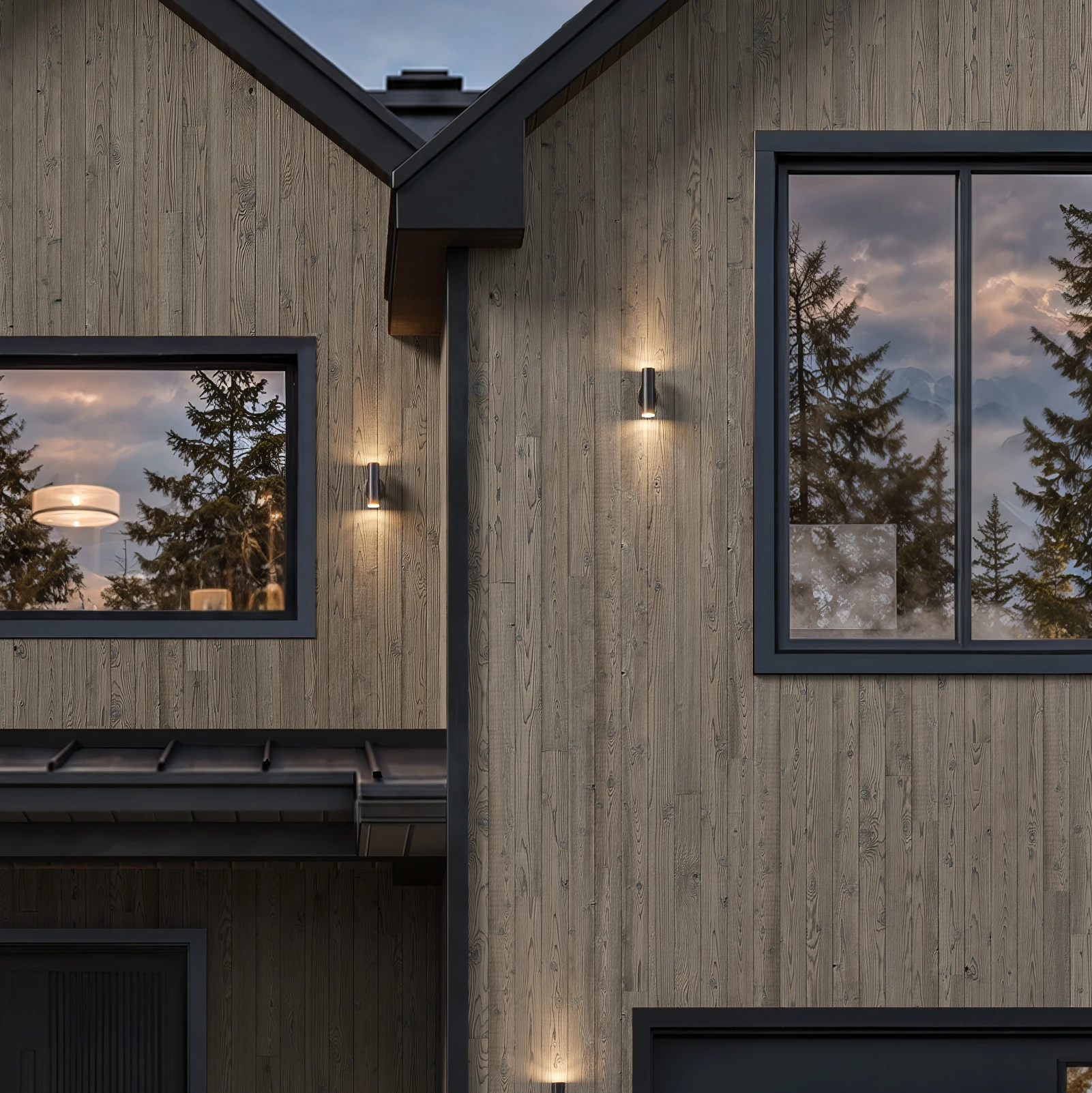 Visualisation de Timber Forge Dusty Trail Plafond et soffite extérieurs par Glacier Millworks