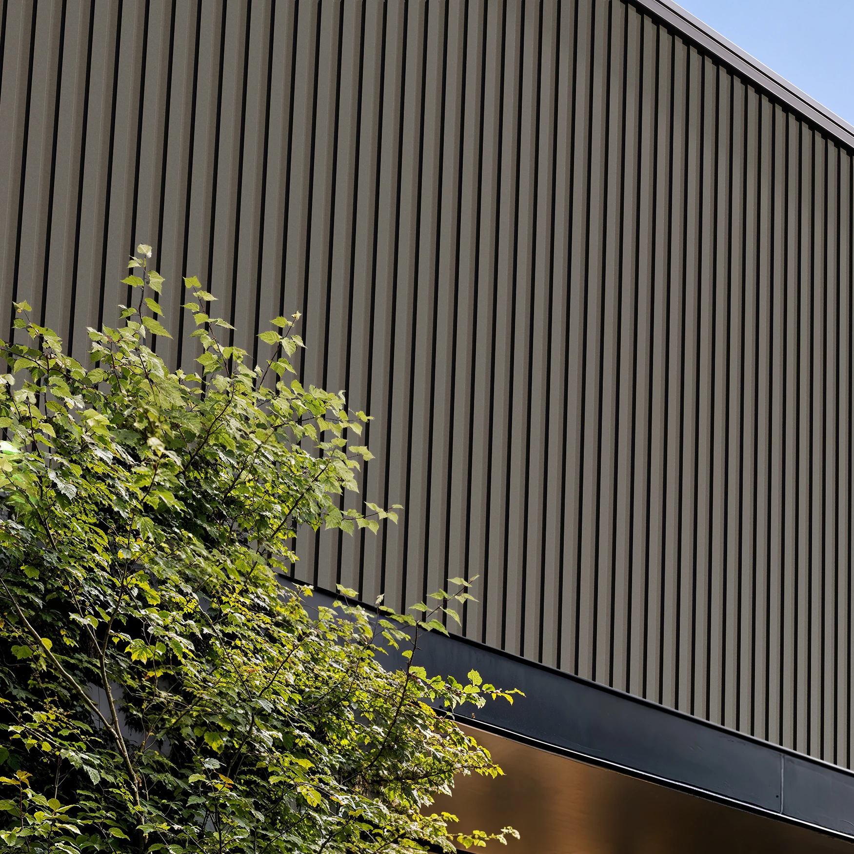 Bonderized Wes-Trix® WT1 Metal Siding Exterior Wall Cladding visualization by Western States Metal Roofing