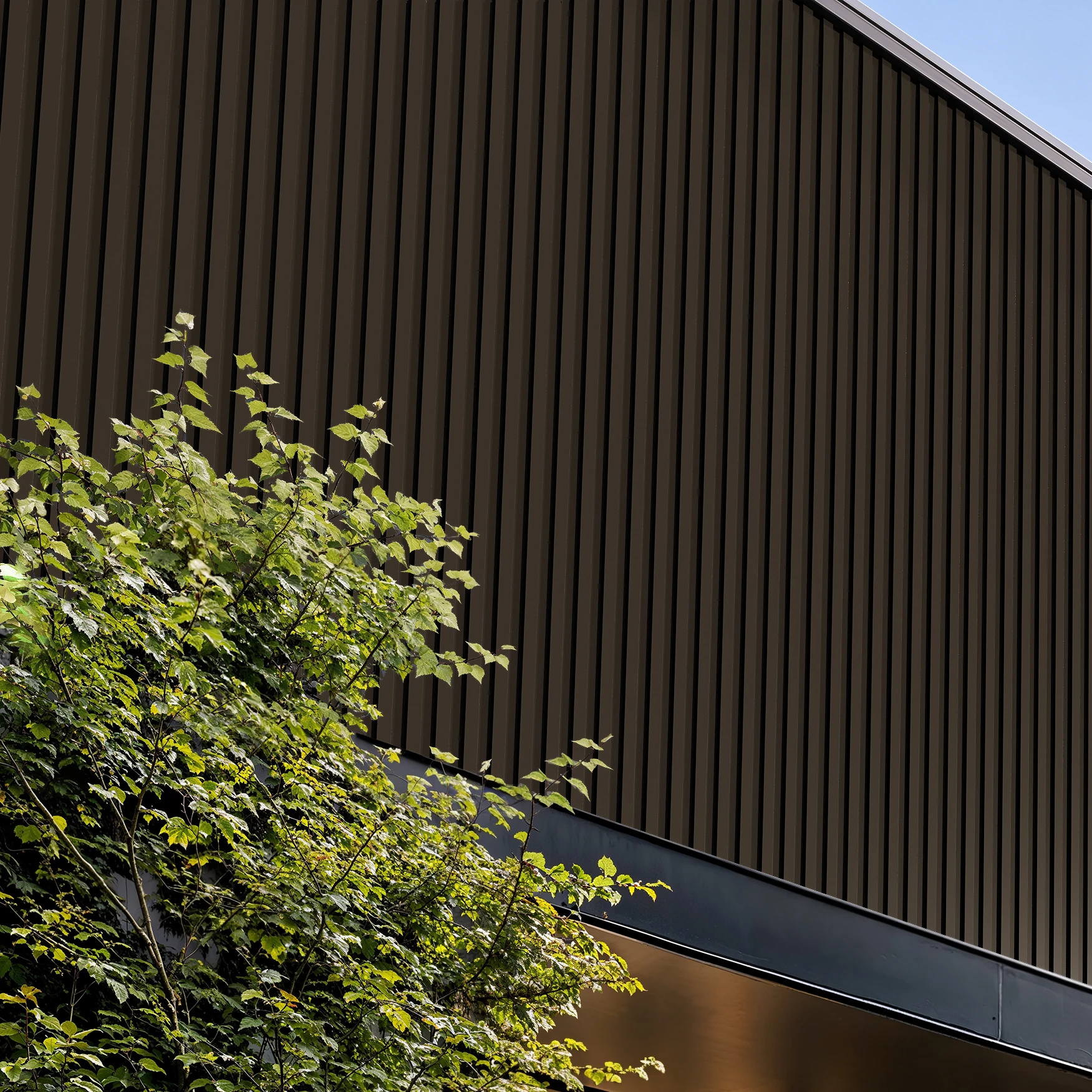 Burnished Slate Wes-Trix® WT1 Metal Siding Exterior Wall Cladding visualization by Western States Metal Roofing