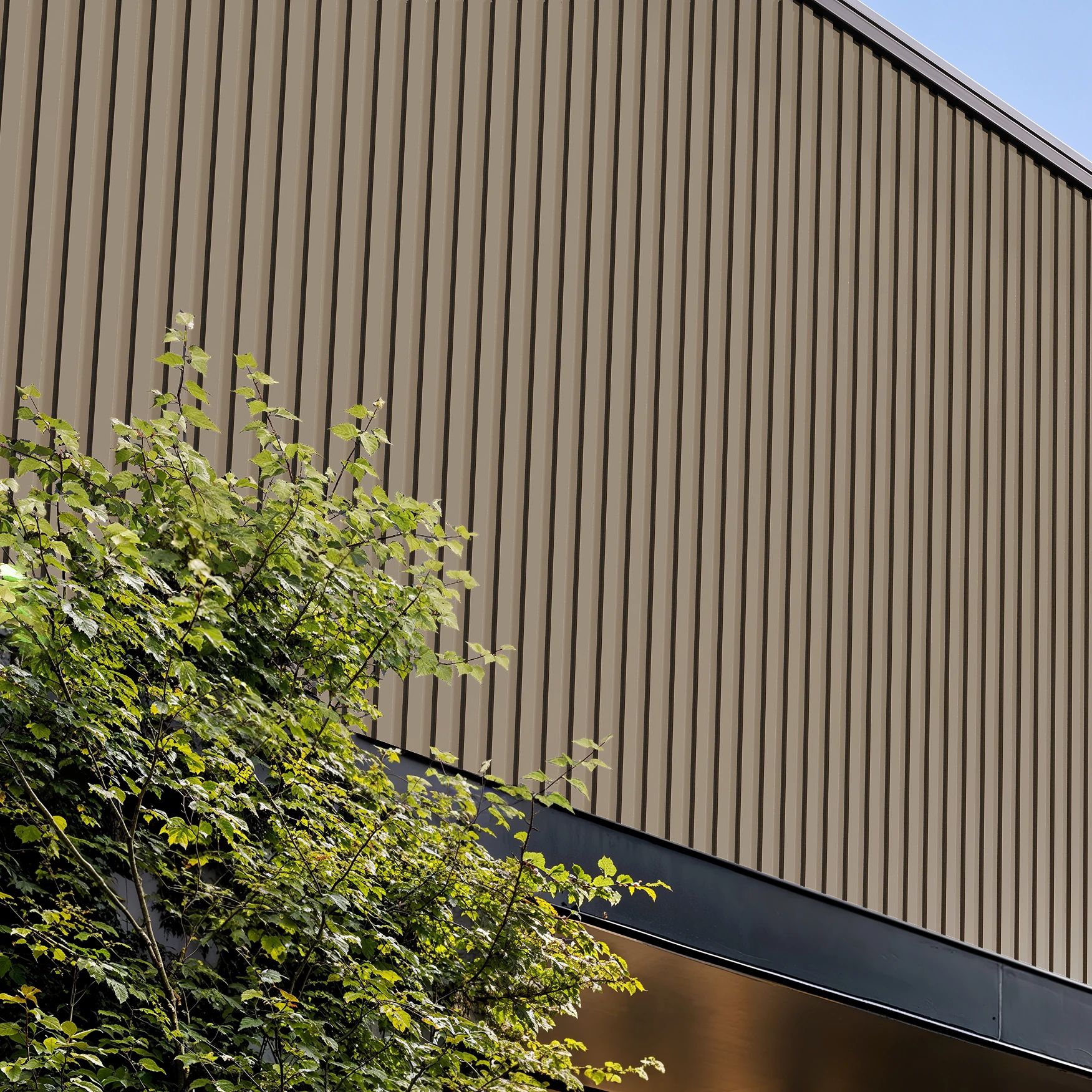 Visualisation de Desert Tan Wes-Trix® WT1 Revêtement mural extérieur par Western States Metal Roofing