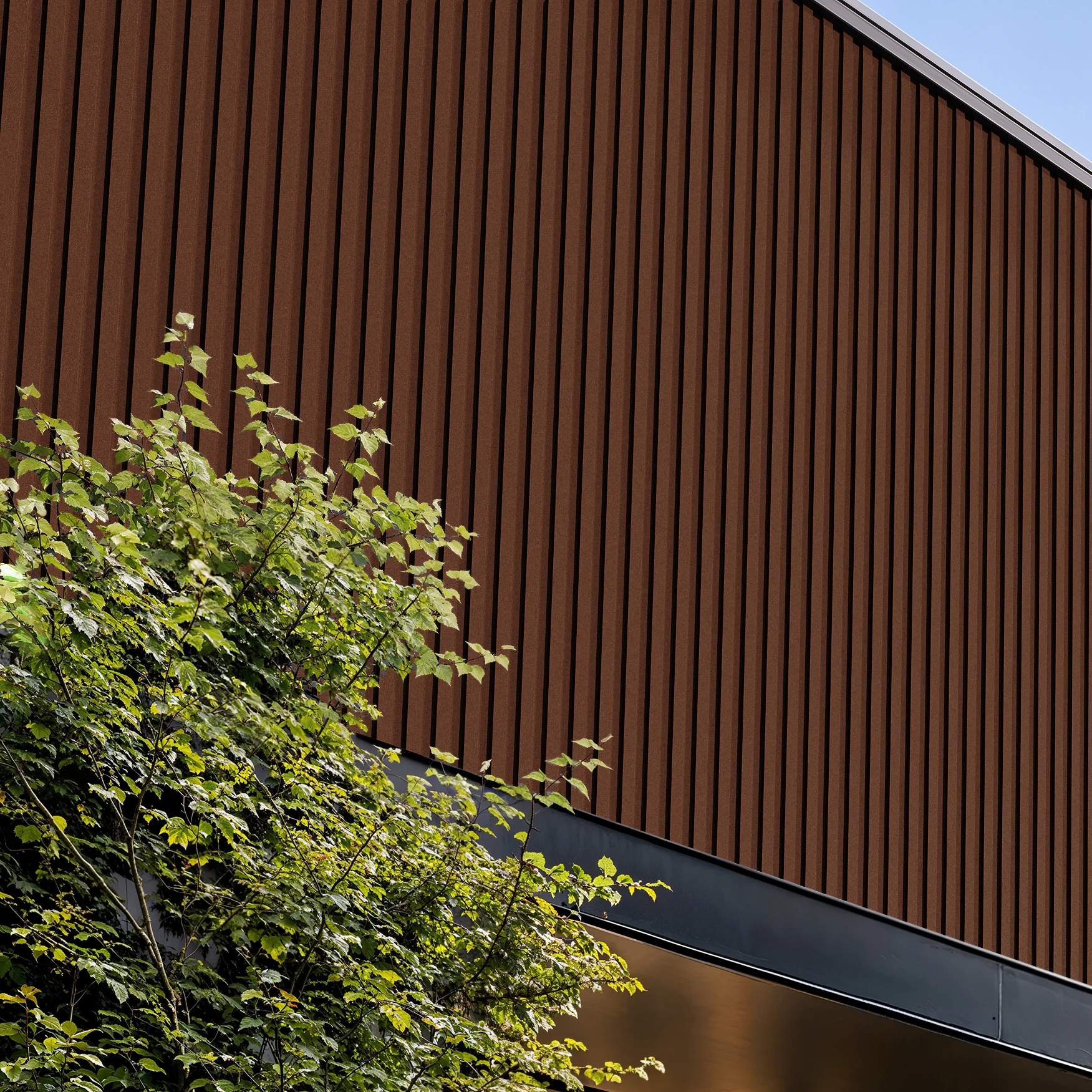Visualisation de Weathered Metallic Wes-Trix® WT1 Revêtement mural extérieur par Western States Metal Roofing