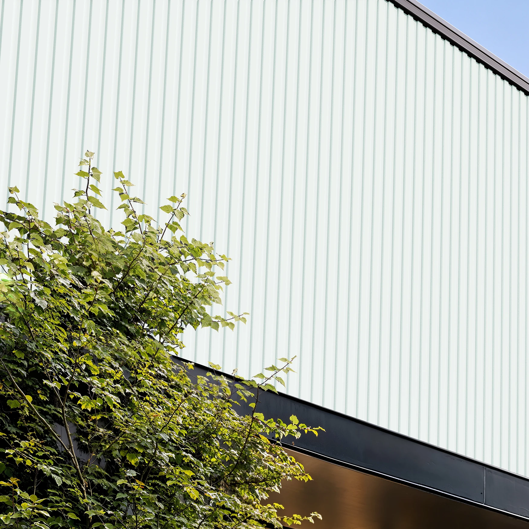 White Wood Wes-Trix® WT1 Metal Siding< Exterior Wall Cladding visualization by Western States Metal Roofing