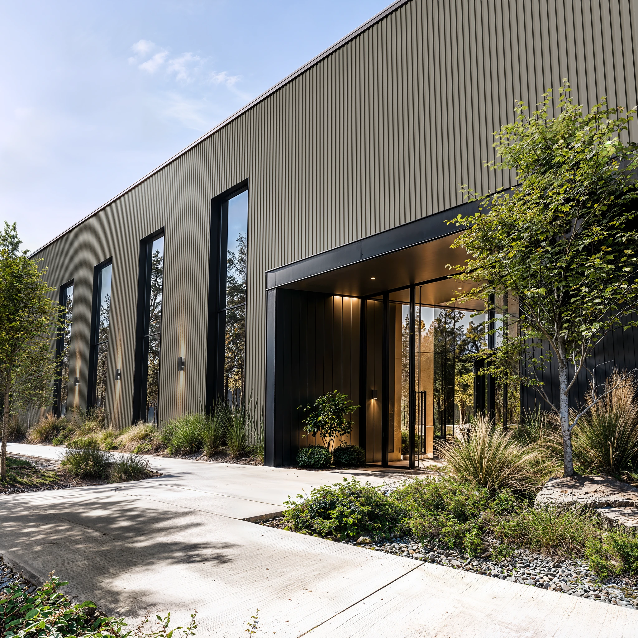 Visualisation de Ash Gray Wes-Trix® WT1 Revêtement mural extérieur par Western States Metal Roofing