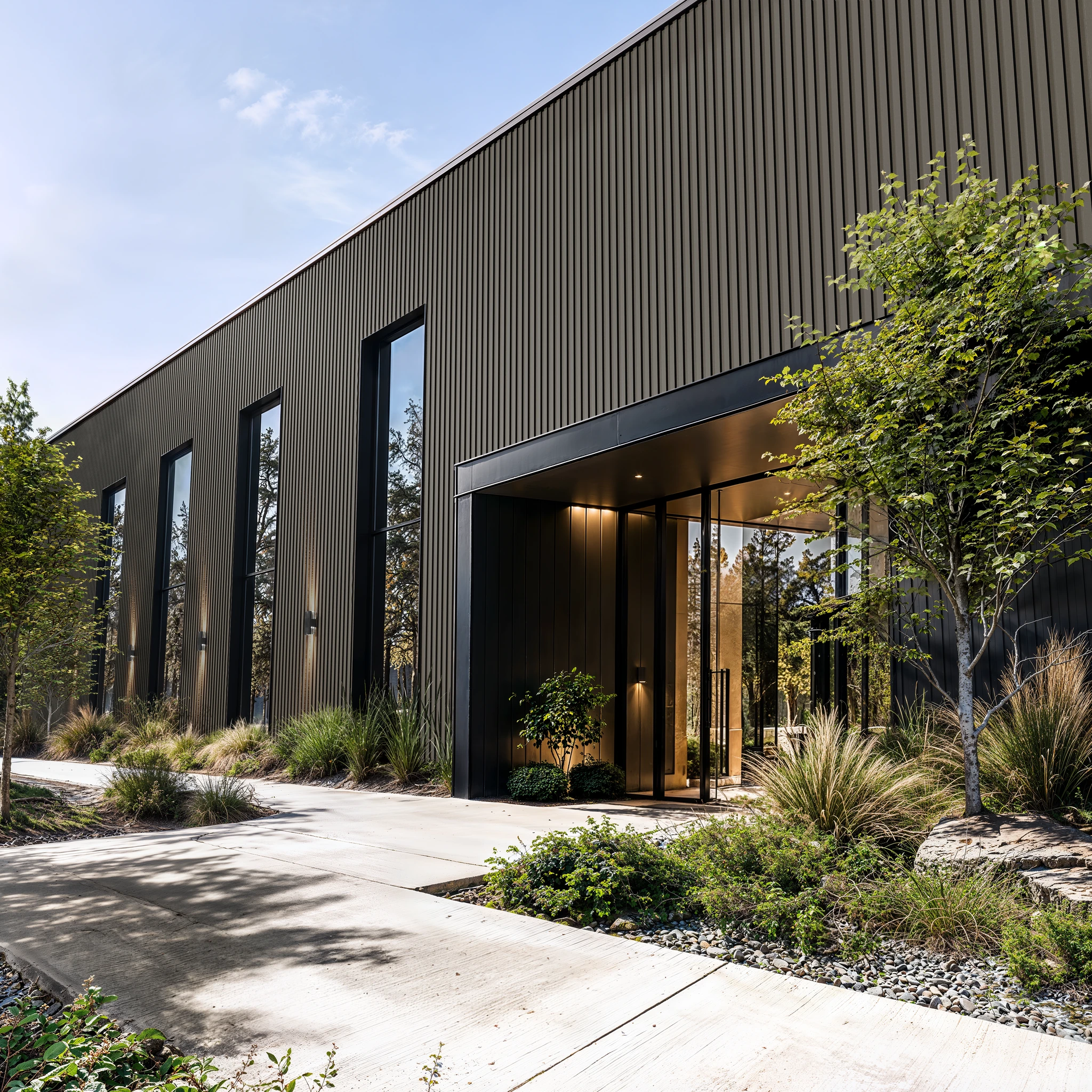 Bonderized Wes-Trix® WT1 Metal Siding Exterior Wall Cladding visualization by Western States Metal Roofing