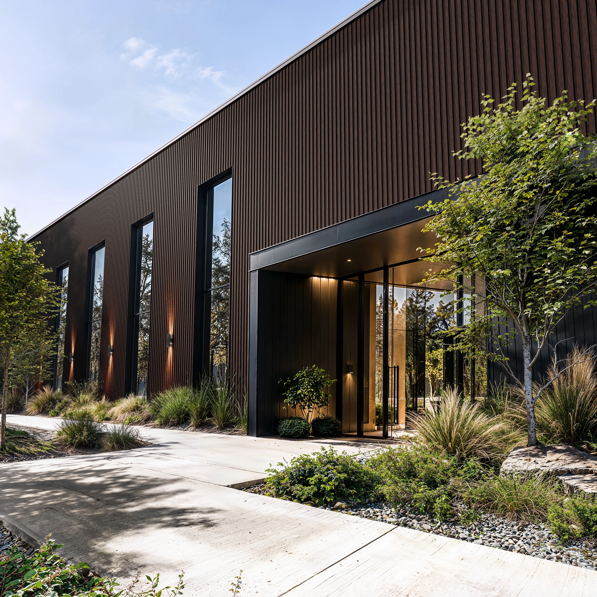 Corten AZP Raw Wes-Trix® WT1 Metal Siding Exterior Wall Cladding visualization by Western States Metal Roofing