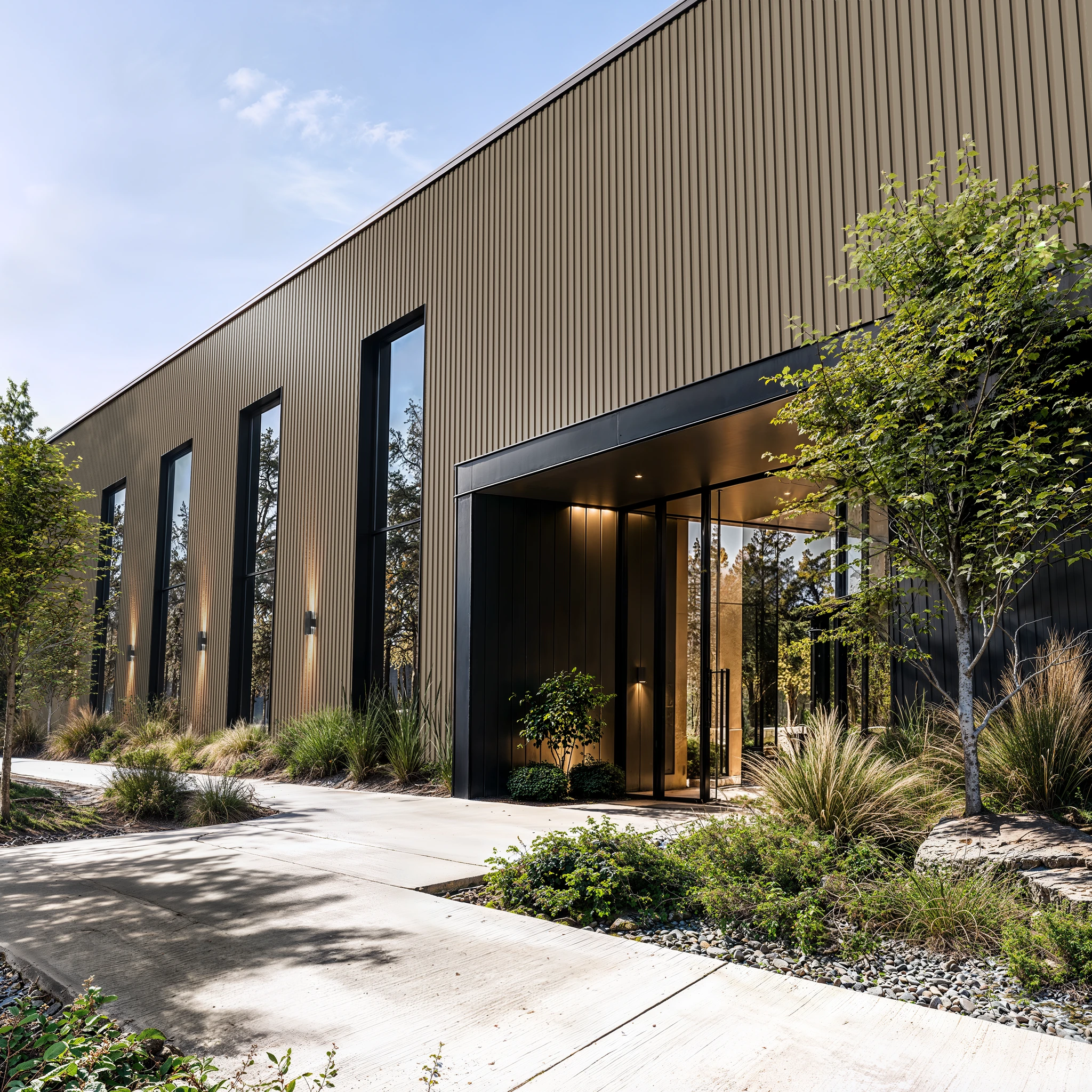 Visualisation de Desert Tan Wes-Trix® WT1 Revêtement mural extérieur par Western States Metal Roofing