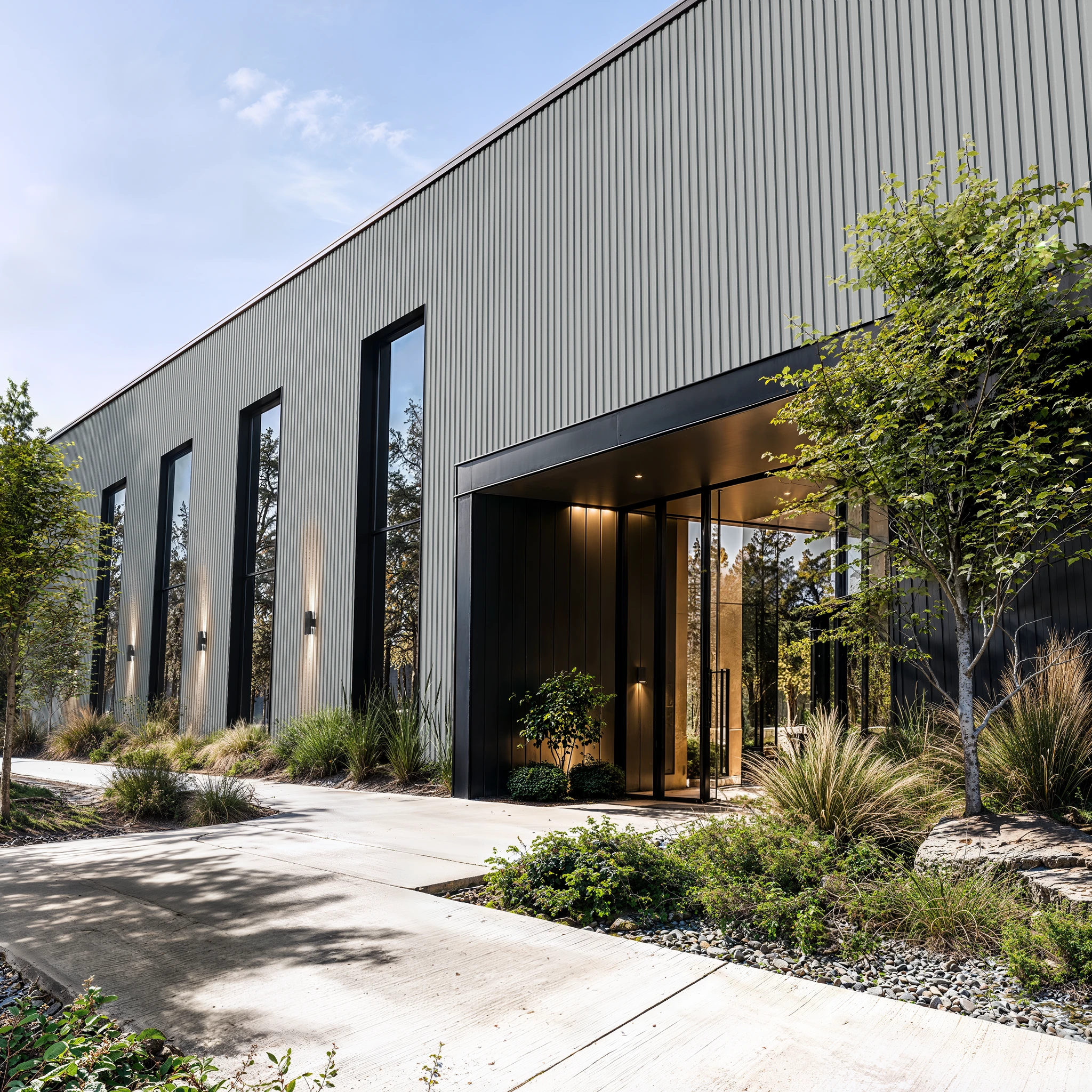 Visualisation de Galvalume Zincalume Wes-Trix® WT1 Revêtement mural extérieur par Western States Metal Roofing