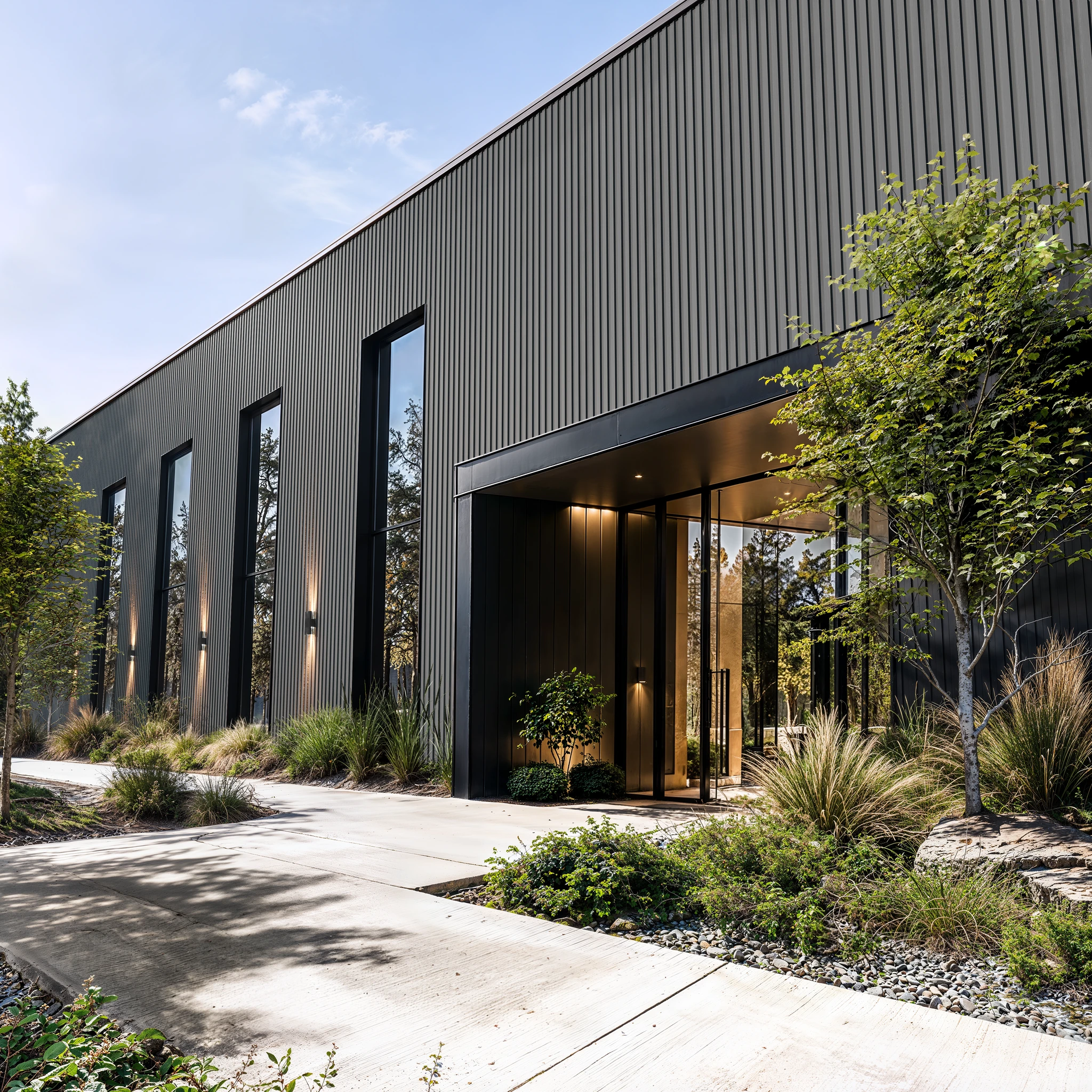 Visualisation de Gray Wood Wes-Trix® WT1 Revêtement mural extérieur par Western States Metal Roofing