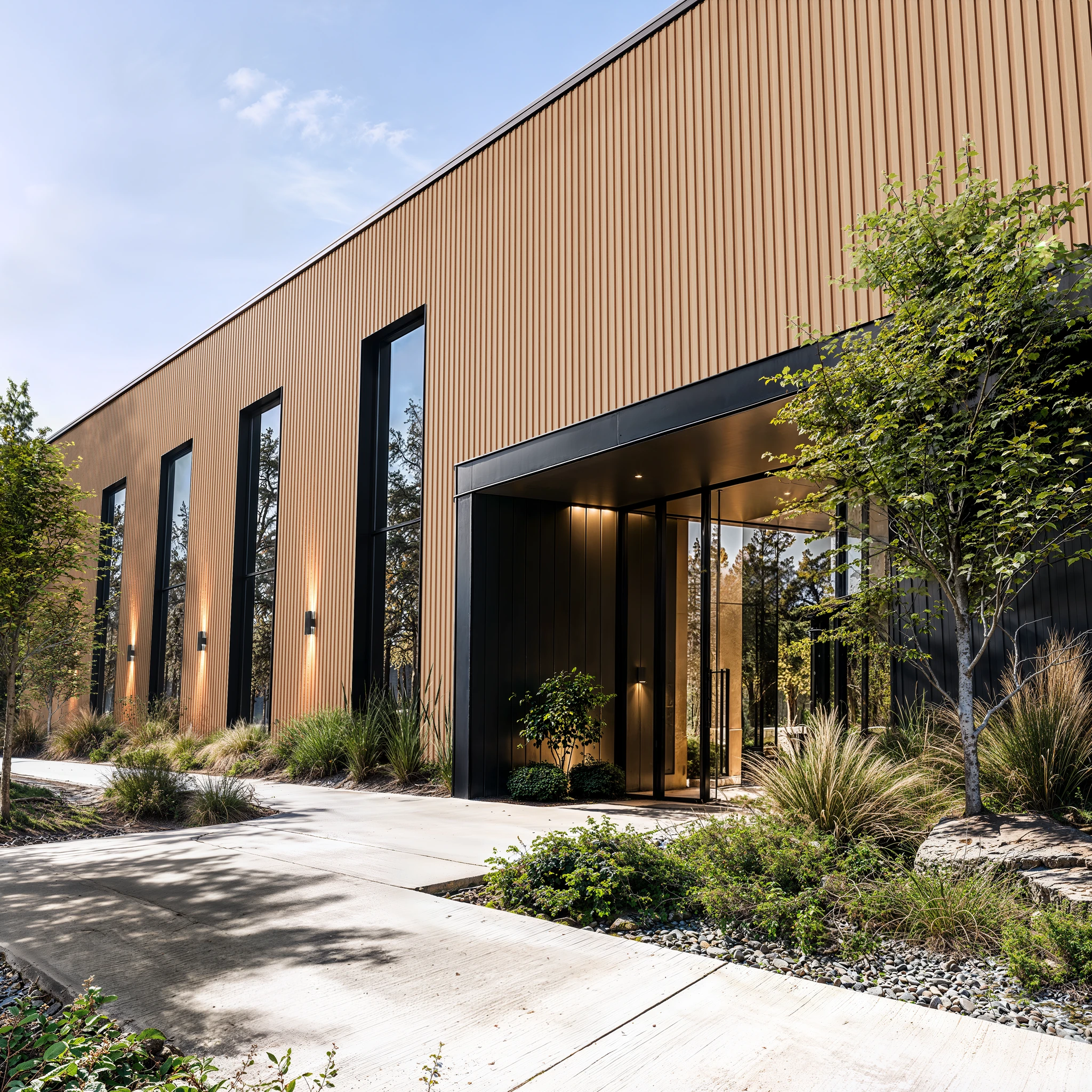 Visualisation de Maple Wood Wes-Trix® WT1 Revêtement mural extérieur par Western States Metal Roofing