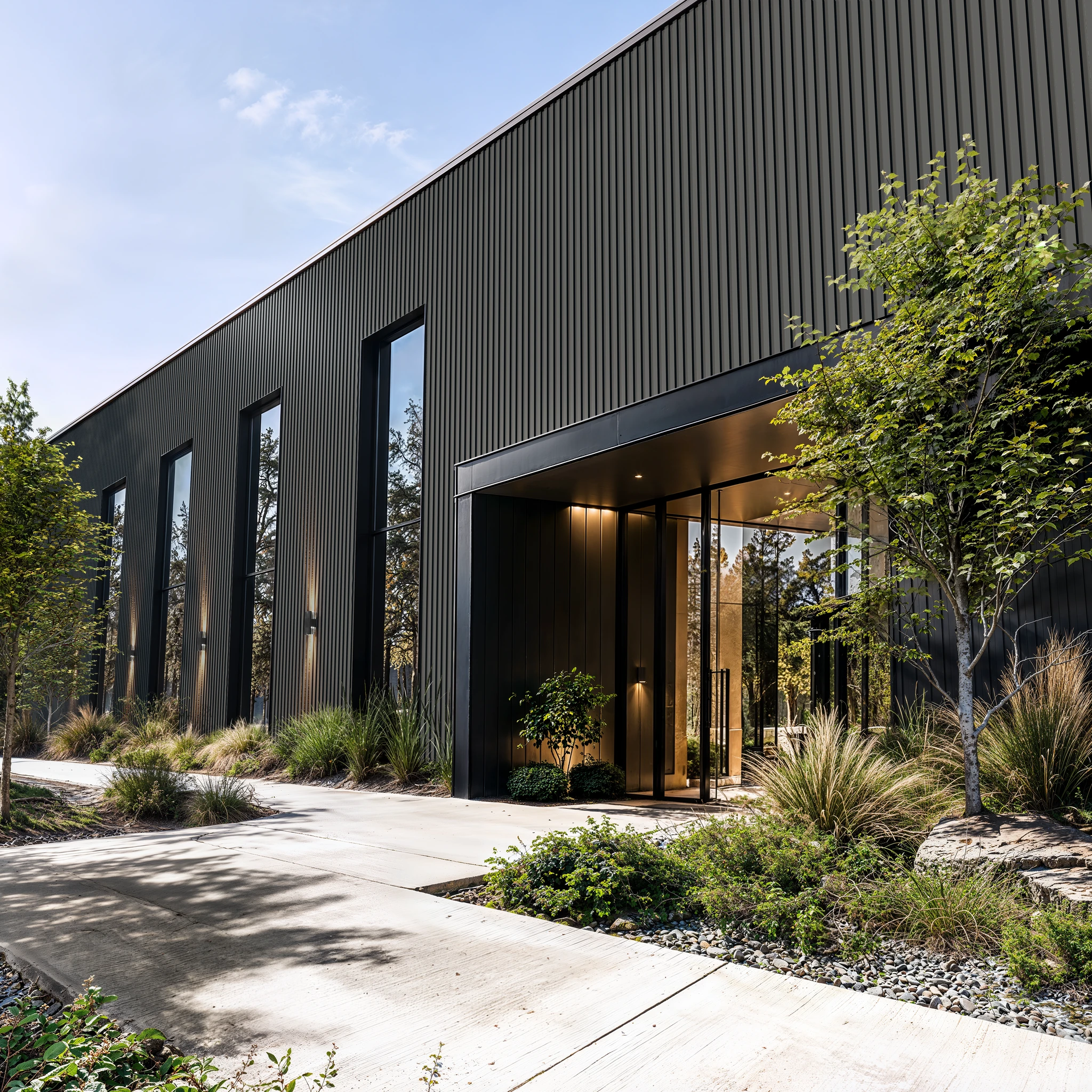Visualisation de Slate Gray Wes-Trix® WT1 Revêtement mural extérieur par Western States Metal Roofing