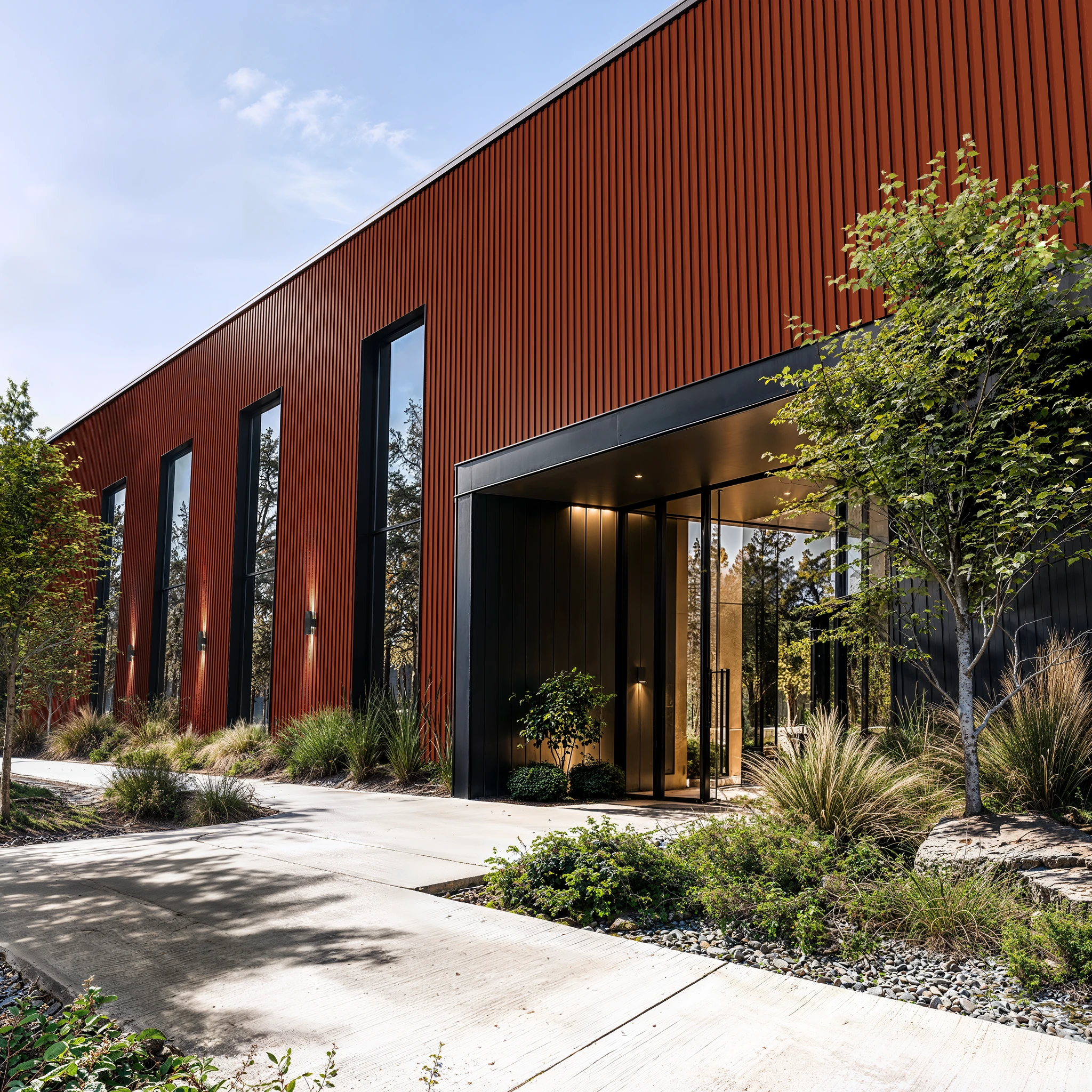 Visualisation de Terracotta Wes-Trix® WT1 Revêtement mural extérieur par Western States Metal Roofing
