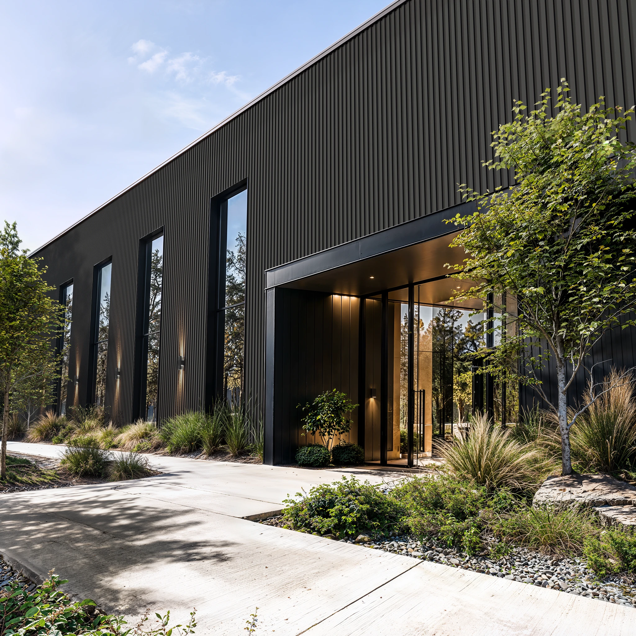 Vintage Wes-Trix® WT1 Metal Siding Exterior Wall Cladding visualization by Western States Metal Roofing