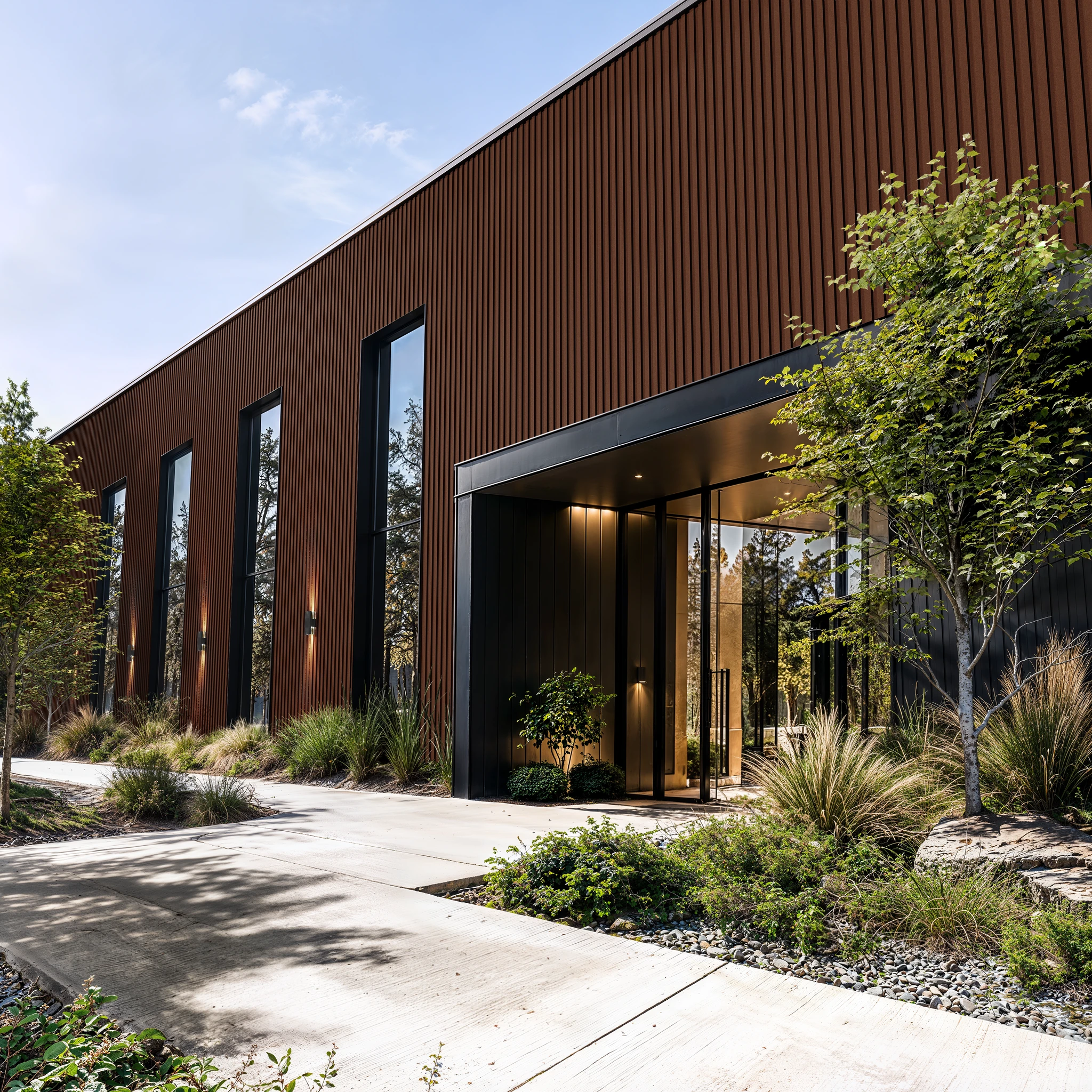 Visualisation de Weathered Metallic Wes-Trix® WT1 Revêtement mural extérieur par Western States Metal Roofing