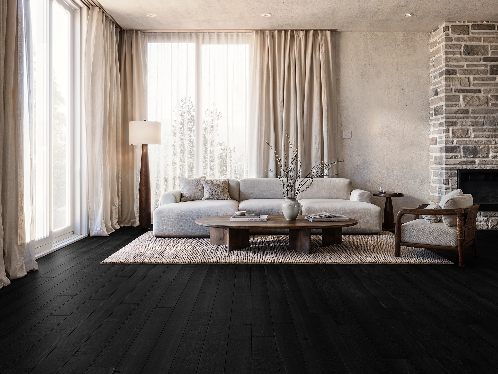 Brushed Oak Tortona Wood Flooring Flooring visualization by Kentwood by Metropolitan