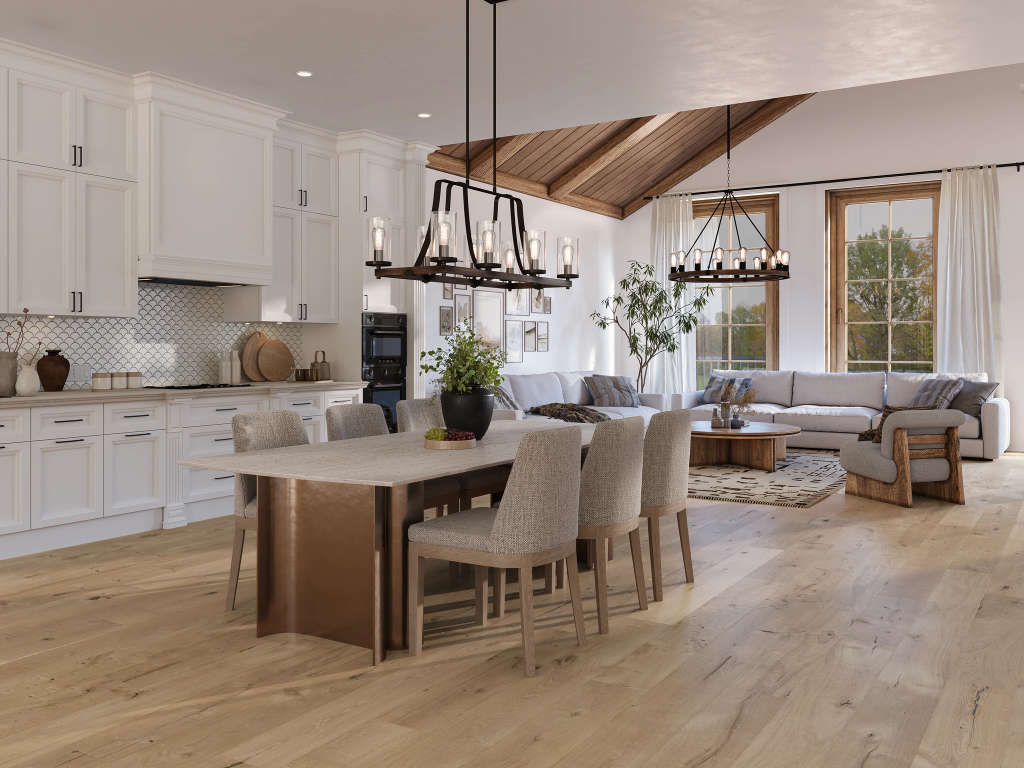 European Unfinished Collection Reclaimed Wood Floor Flooring visualization by European Company