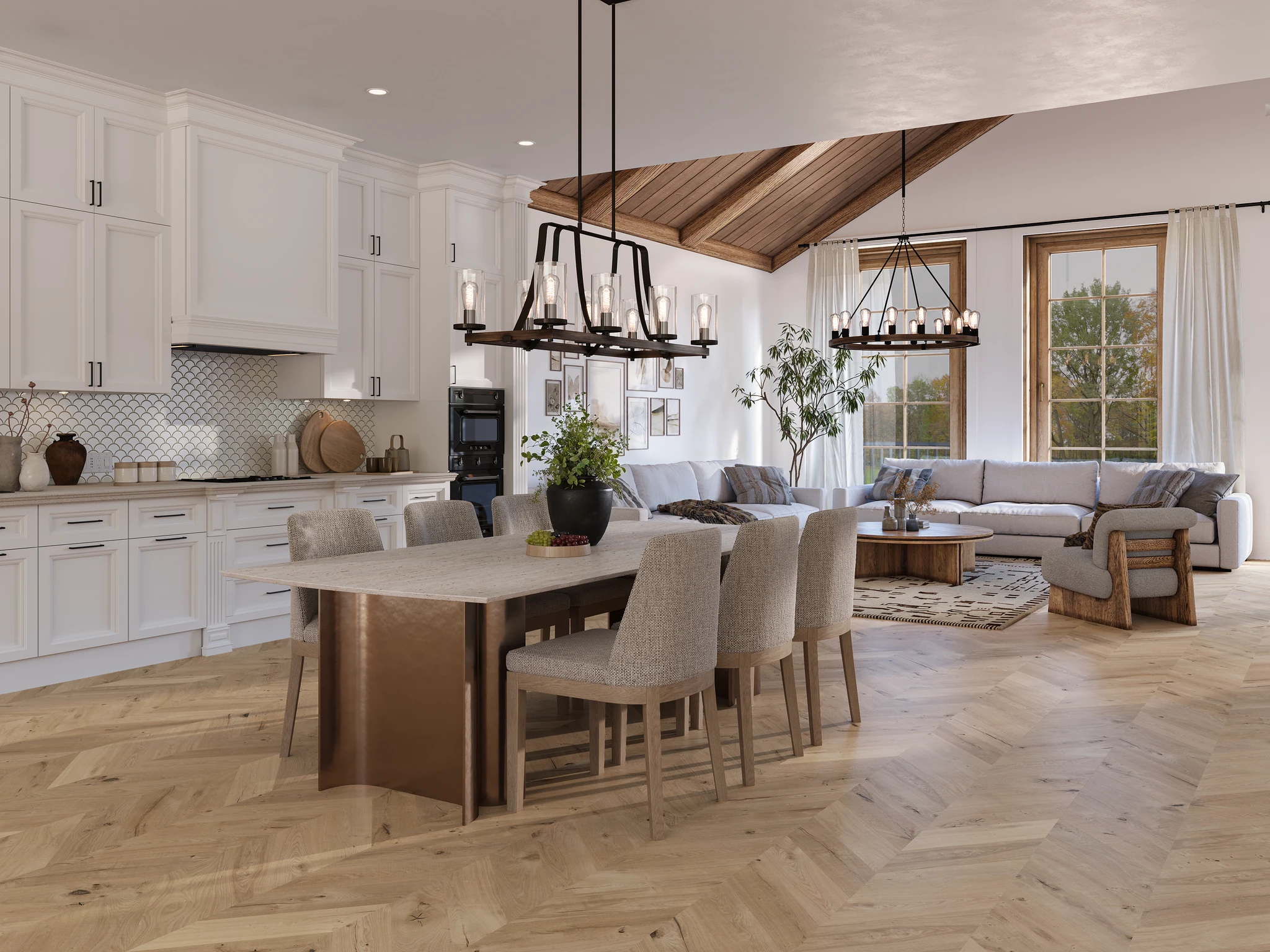 Visualisation de European Unfinished Collection Reclaimed - Chevron pattern Revêtement de sol par European Company