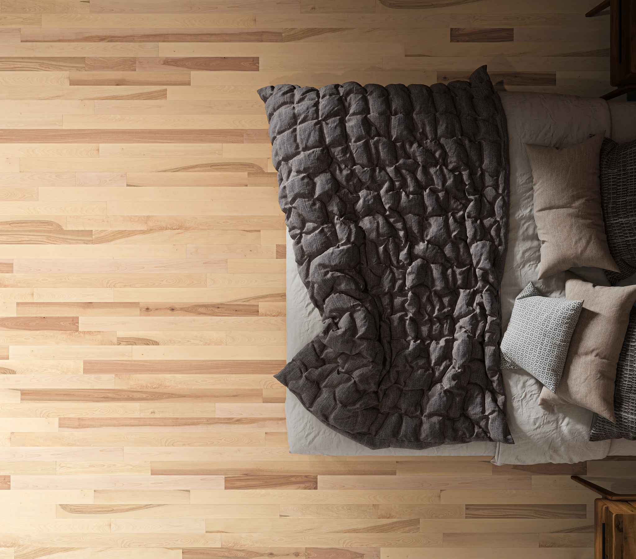 Lagom Matte Birch Wood Floor Flooring visualization by Planchers PG