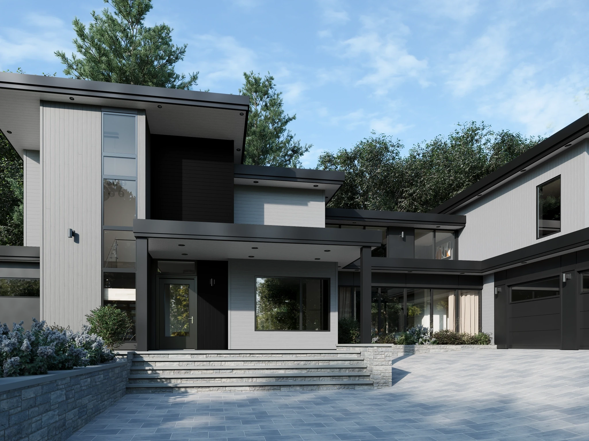 Aluzion Birch Metal Siding Wall Cladding visualization by Aluzion