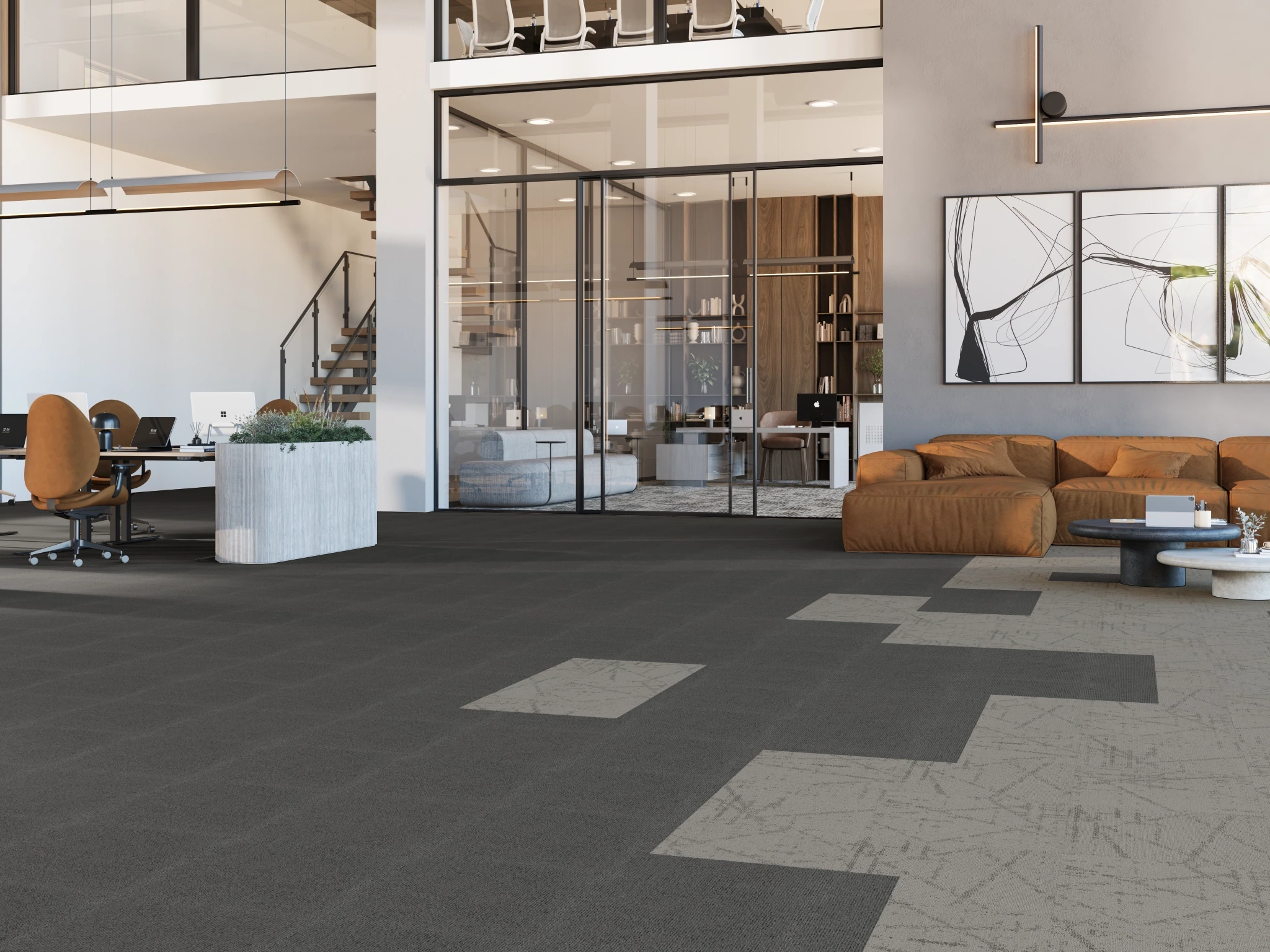 Pur 40229 Optimal 15469 Modular Carpet Flooring visualization by Venture Carpets