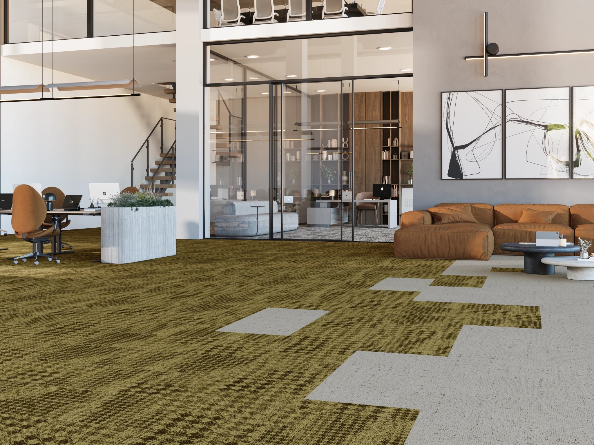 Visualisation de Pied de poule 40237 Valentino 10213 Revêtement de sol par Venture Carpets