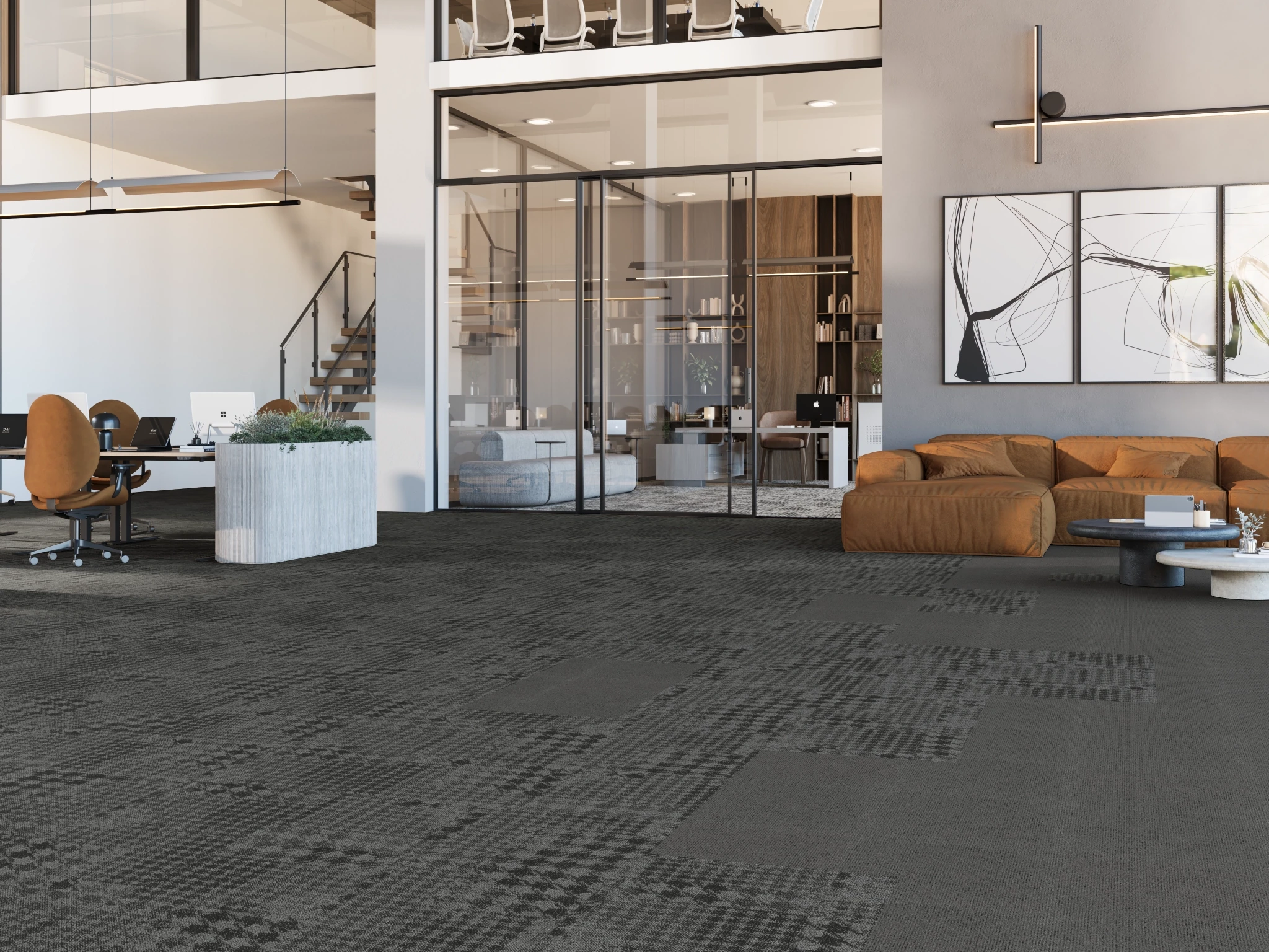 Visualisation de Pied de poule 40237 Tommy 15477 Revêtement de sol par Venture Carpets