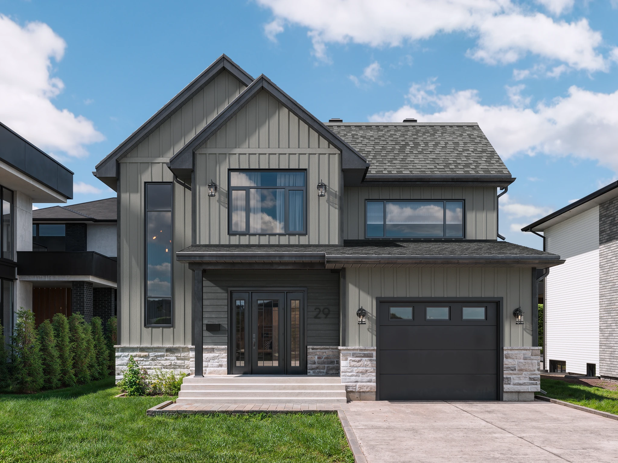 GOODSTYLE 2.0 - Sahara Engineered Wood Board and Batten Siding Board & Batten visualization by Goodfellow